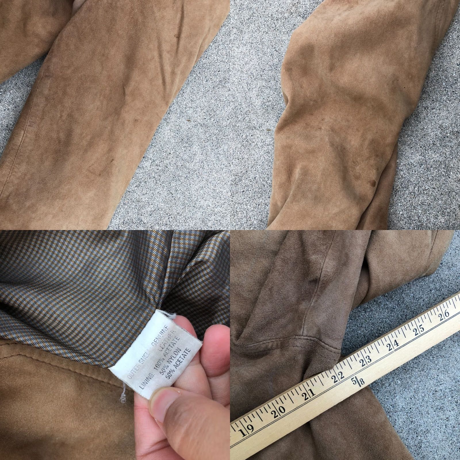 The Territory Ahead VTG THE TERRITORY AHEAD Leather Suede Coat Jacket Men's SMALL Tan Retro Jacket Mens Small Tan Leather Suede Coat Size US S / EU 44-46 / 1 - 8 Thumbnail