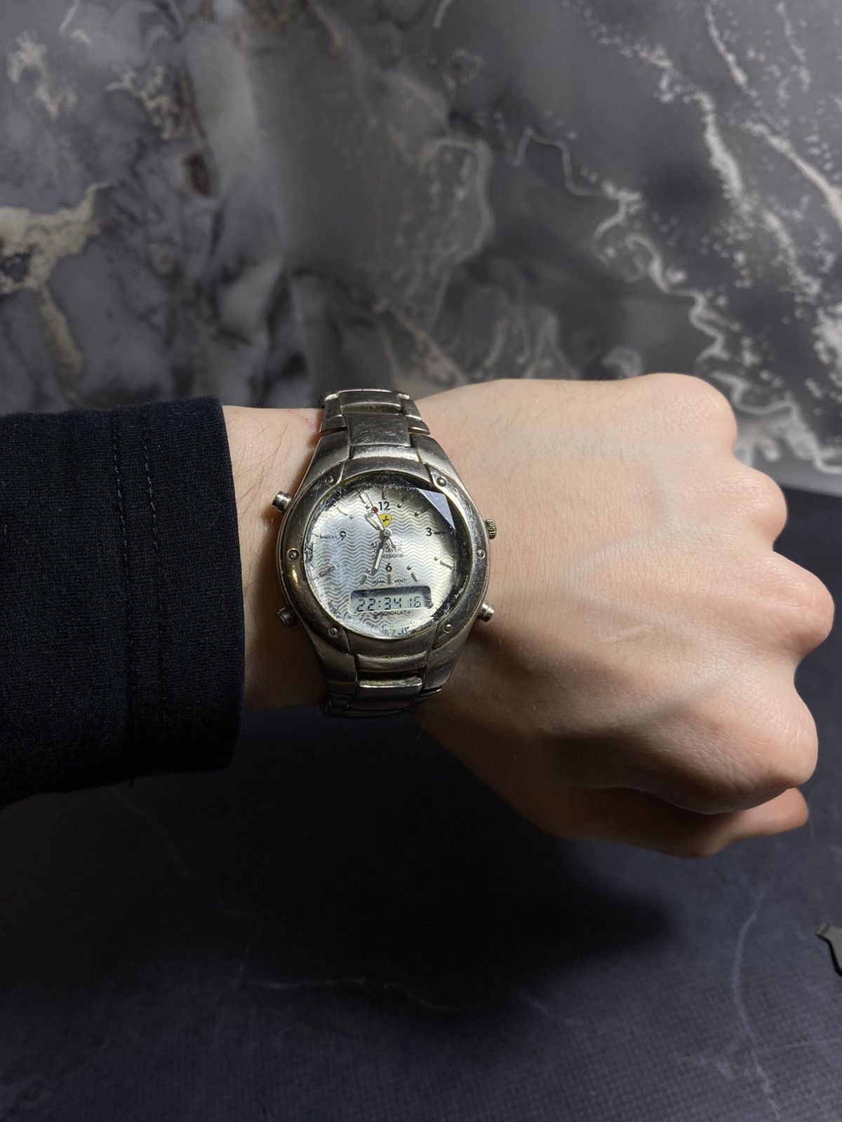 Japanese Brand × Vintage Rare Japanese sports watch with chronograph Size ONE SIZE - 6 Thumbnail