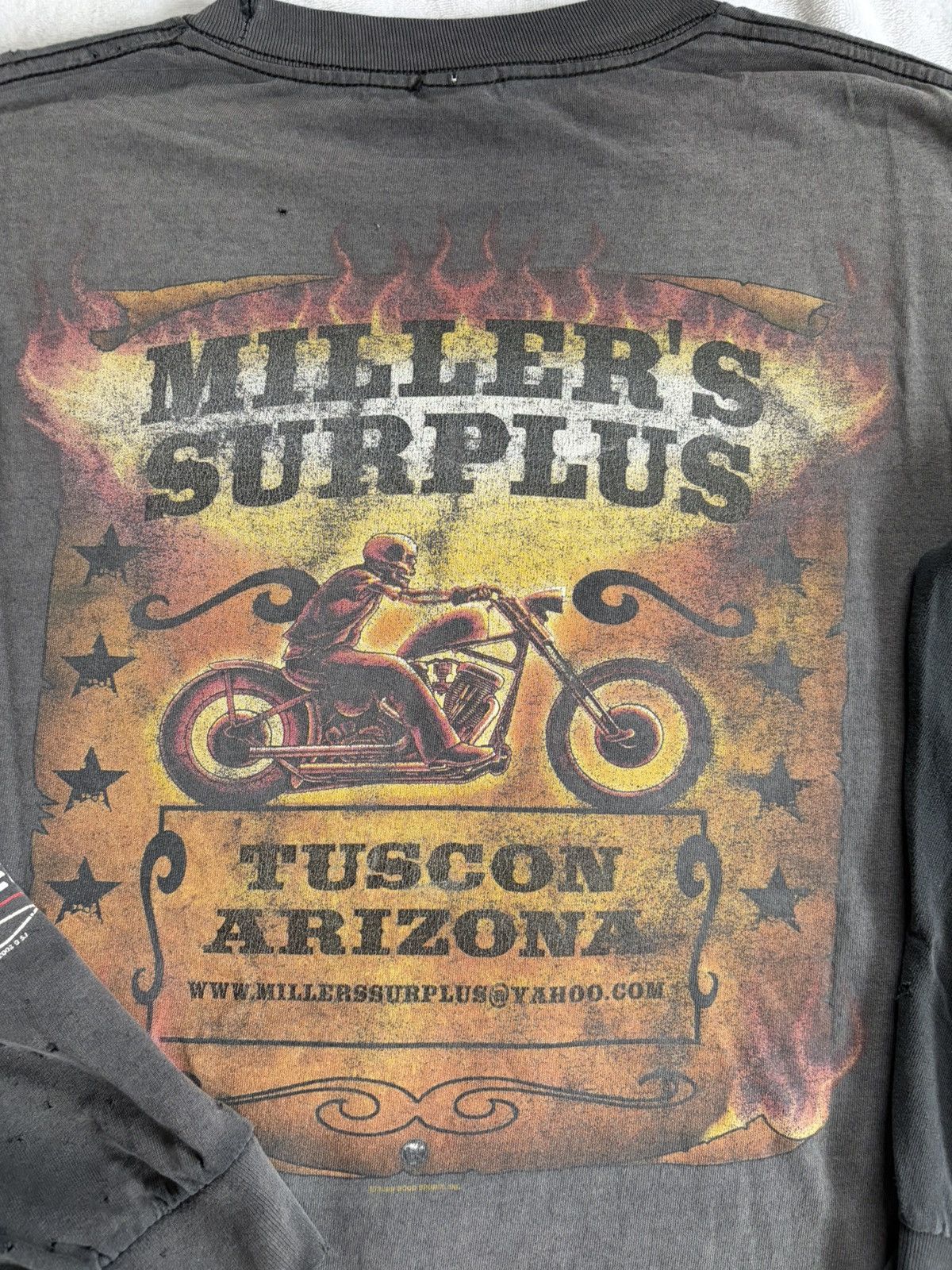 Harley Davidson 1990s Biker Long Sleeve Tee Size US XL / EU 56 / 4 - 6 Thumbnail