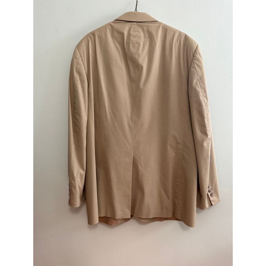 Brooks Brothers Brooks Brothers Brooksease khaki two button sport coat Size 42R - 3 Thumbnail