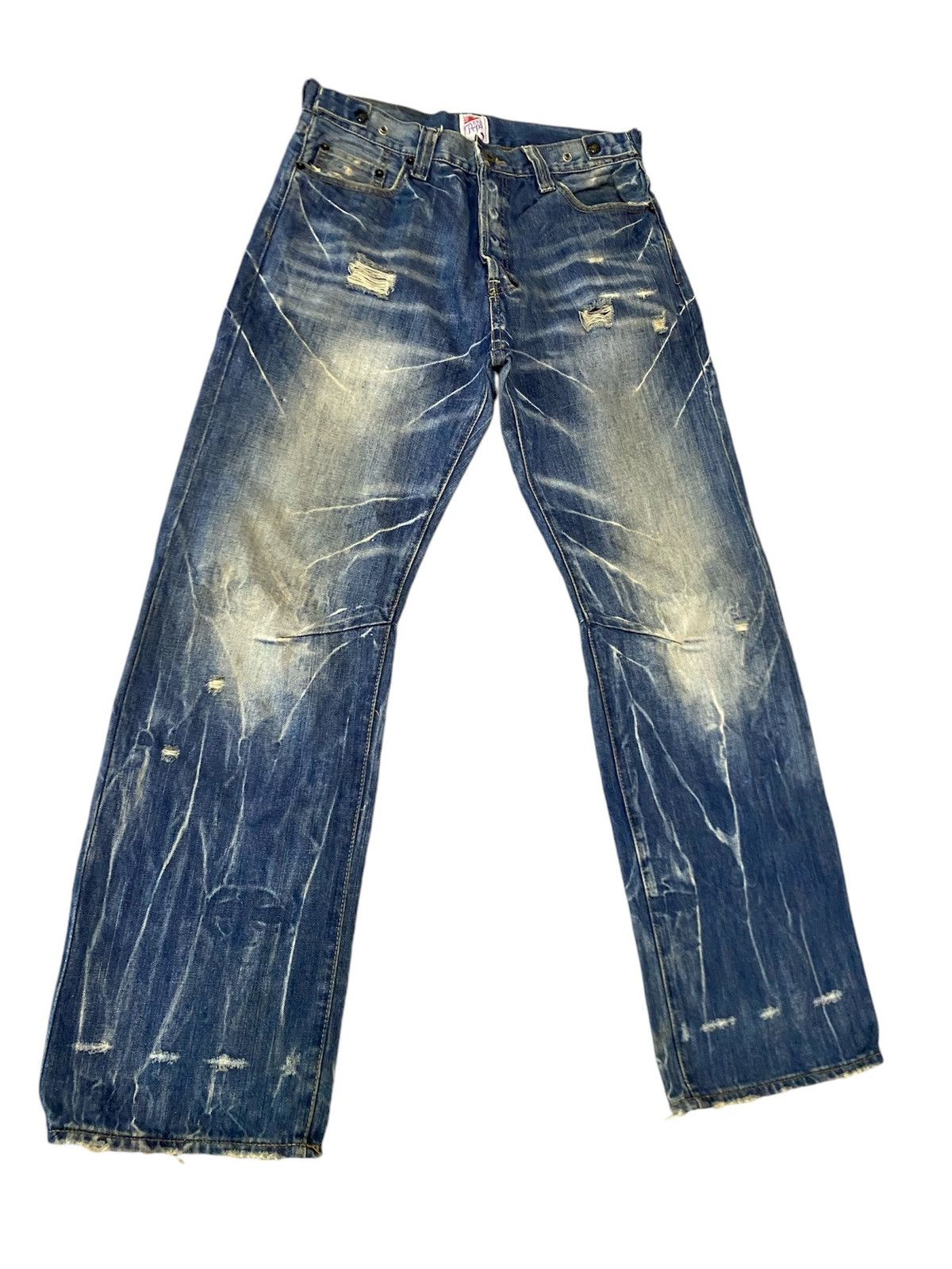 Japanese Brand × Prps PRPS DISTRESS BAGGY DESIGN Size US 32 / EU 48 - 2 Thumbnail