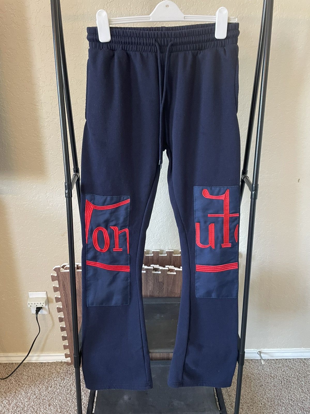 Flare Bottom Von Dutch Logo sweatpants