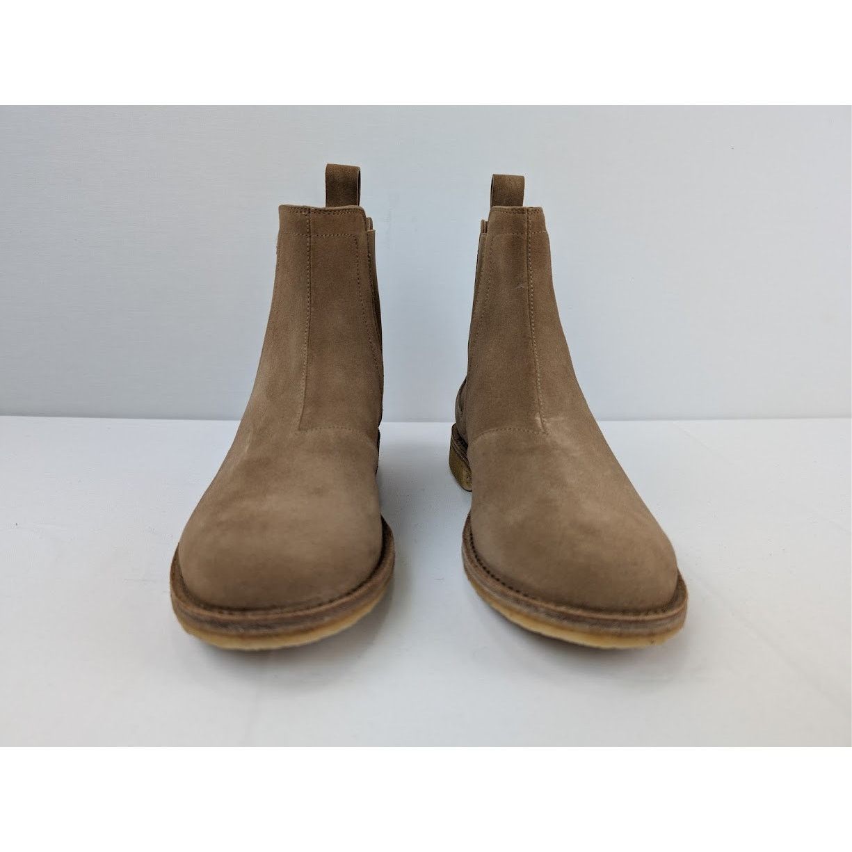 Bottega Veneta o1rshd1 Suede Chelsea Boots in Light Brown Size US 8 / EU 41 - 8 Thumbnail
