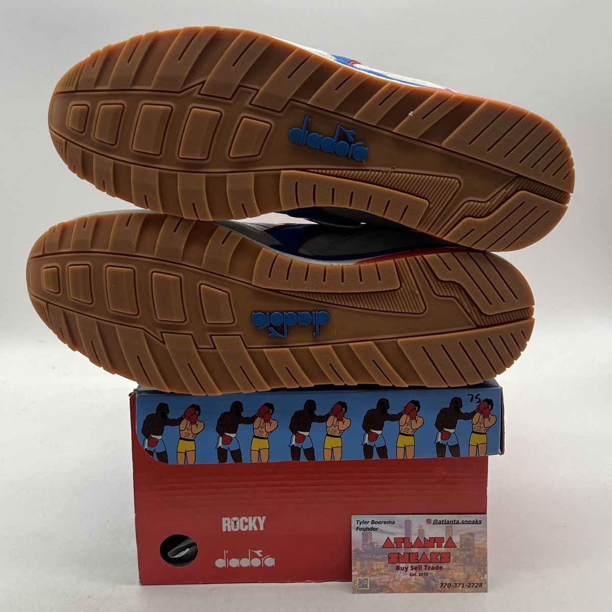 Diadora Foot locker x n9002 Rocky balboa Apollo creed Size US 12 / EU 45 - 8 Thumbnail