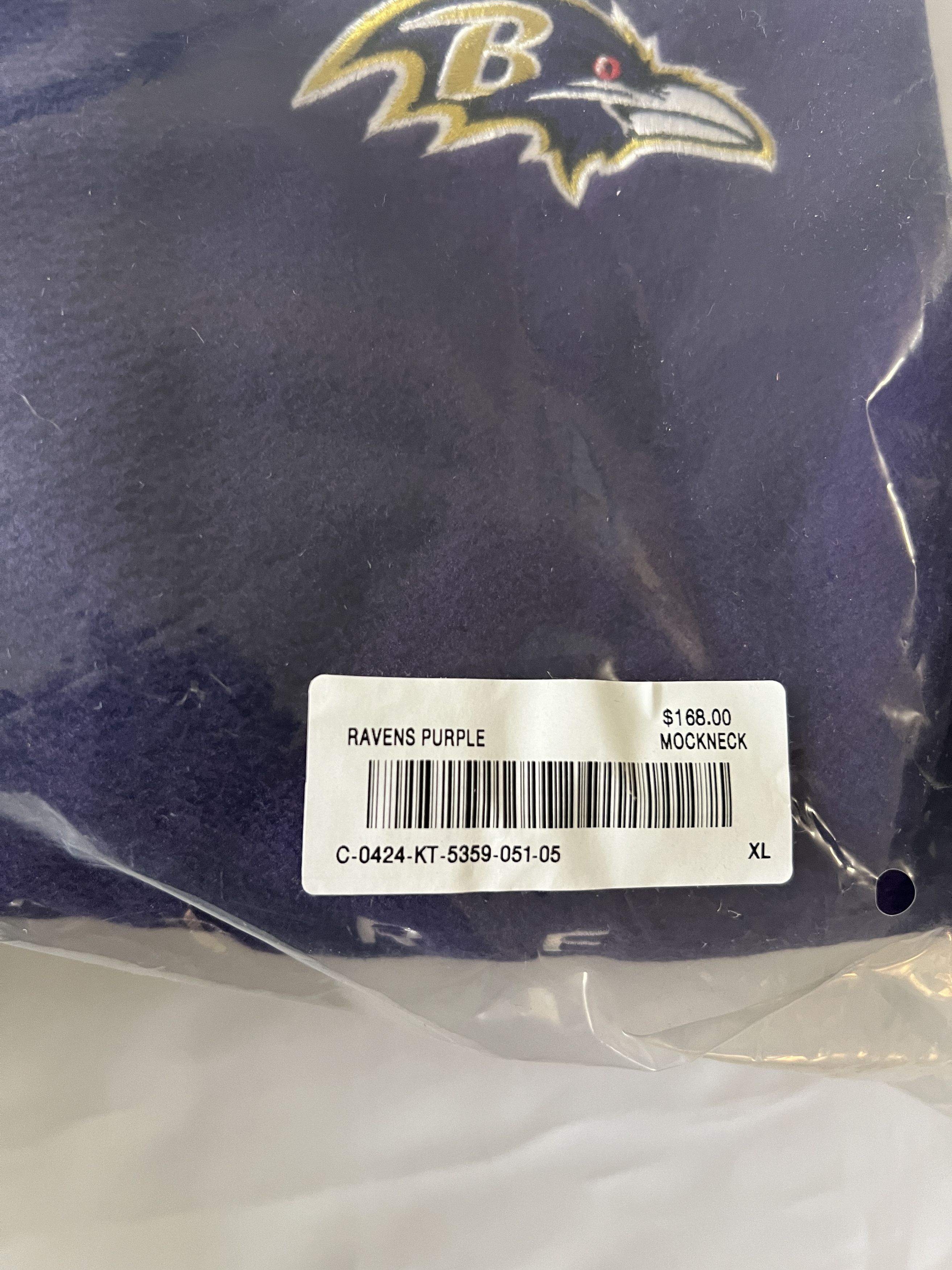 NFL OVO x NFL x Polartec RAVENS MOCK NECK QUARTER-ZIP FLEECE Size US XL / EU 56 / 4 - 4 Thumbnail