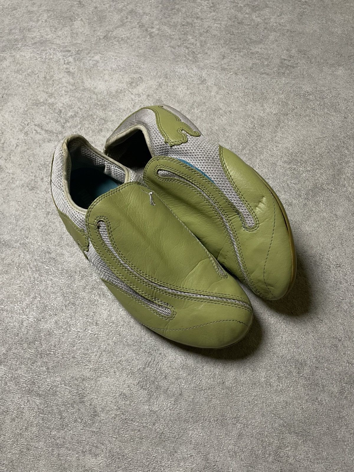 Puma Vintage 1999s Leather Puma Mostro Y2K White Sneakers Size US 7 / EU 40 - 1 Thumbnail