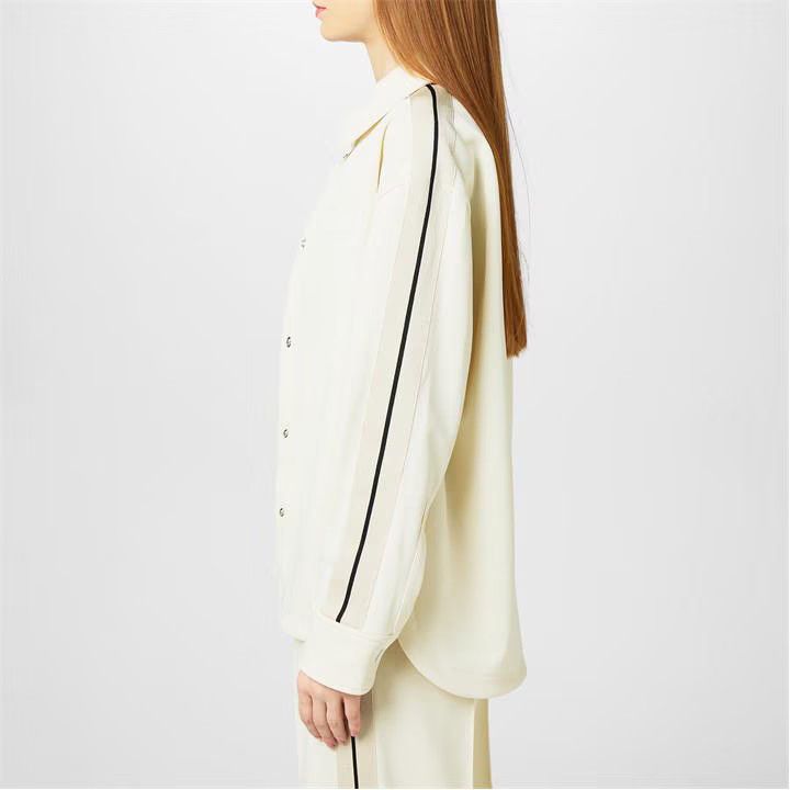 Palm Angels o1s22i1n0824 Track Long Sleeve T-Shirt in White Size XS / US 0-2 / IT 36-38 - 5 Thumbnail