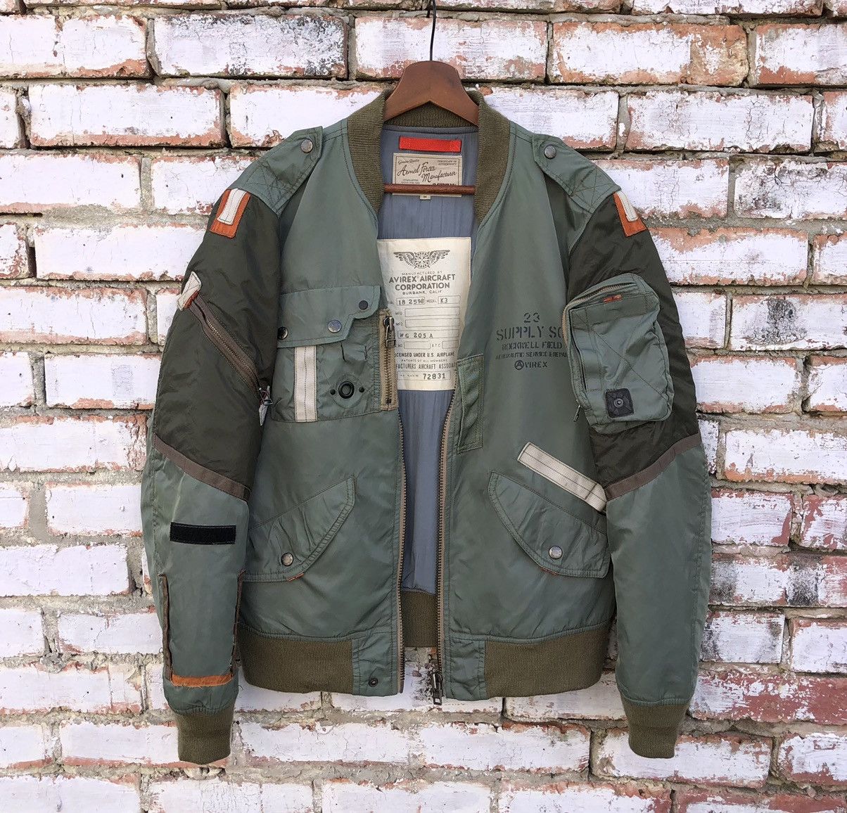 Avirex Avirex L-2 Ma-1 Cargo Flight Bomber Jacket Size US M / EU 48-50 / 2 - 1 Thumbnail