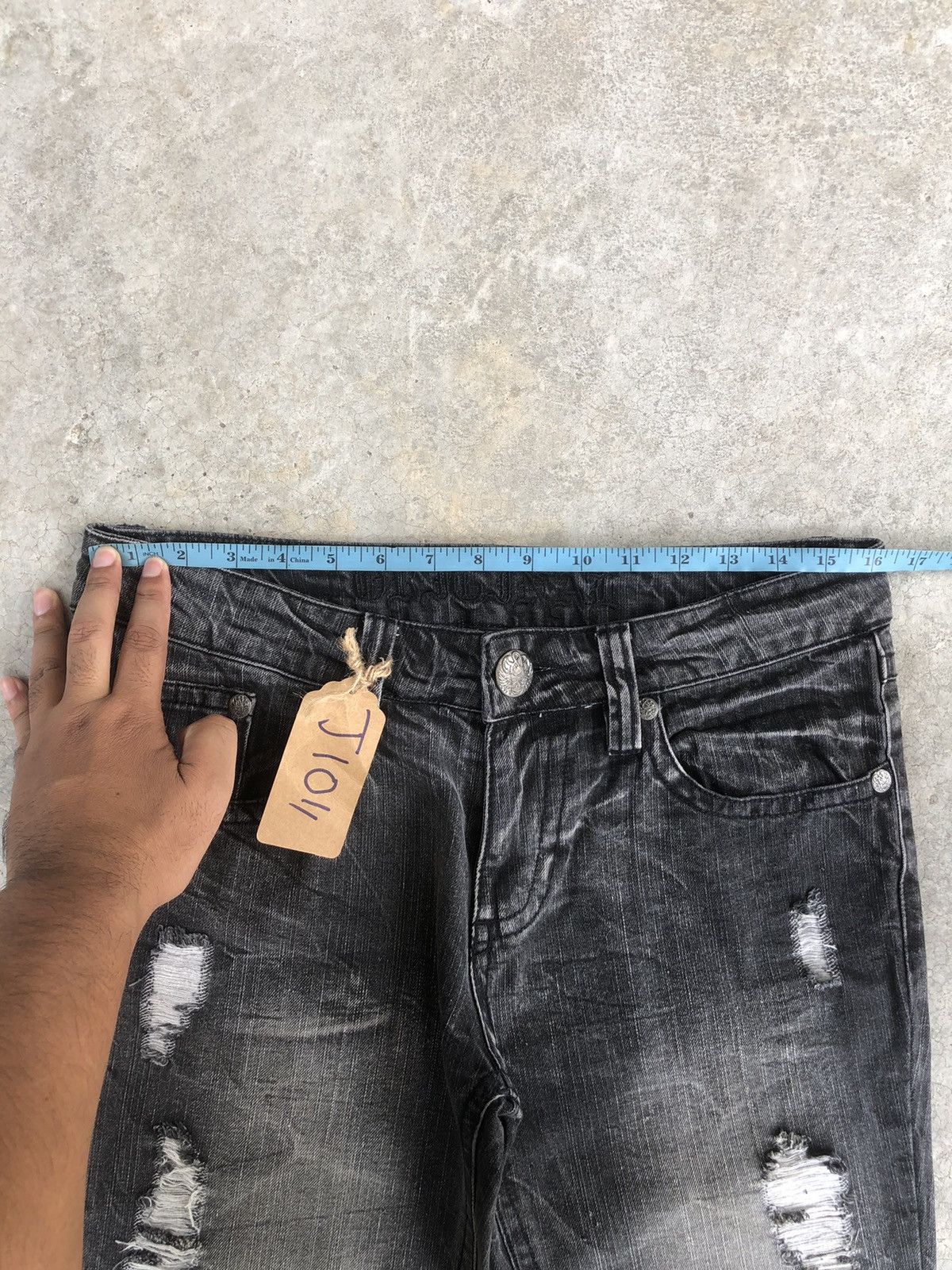 If Six Was Nine Japanese Original Flared Jeans Distressed Jeans Size US 32 / EU 48 - 21 Thumbnail