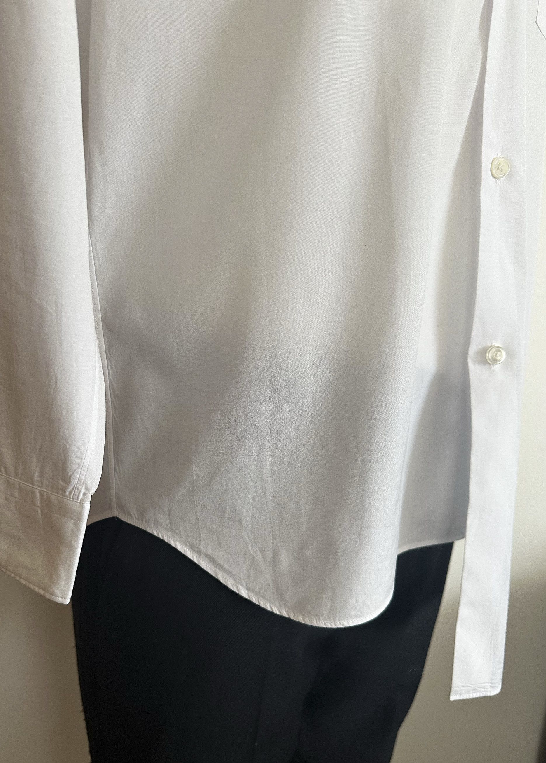 Comme des Garcons Homme Plus Two Halves White Shirt L Size US L / EU 52-54 / 3 - 4 Thumbnail