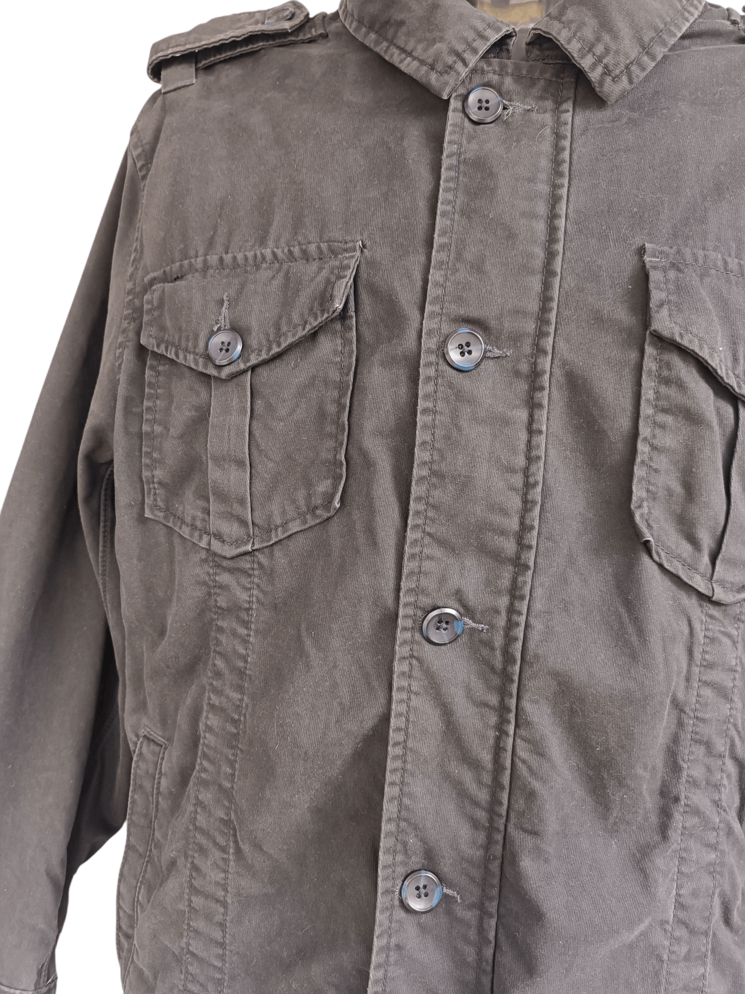 Gap Gap Jacket Black Zip Up & Button Y2K SW016 Size US L / EU 52-54 / 3 - 7 Thumbnail
