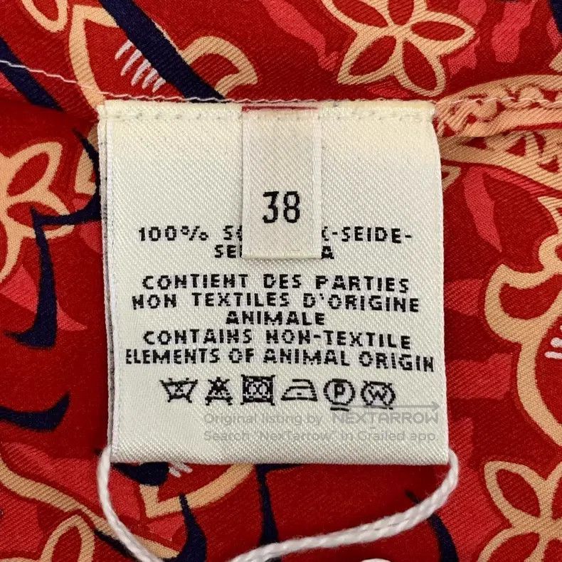 Hermes Hermes Color-blocked key print silk sleeveless T-shirt Size XS / US 0-2 / IT 36-38 - 8 Thumbnail