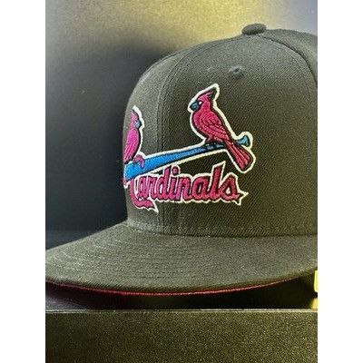 New Era St Louis Cardinals 2009 All-Star Patch 59FIFTY 7 3/8 Rare UV Size ONE SIZE - 5 Thumbnail