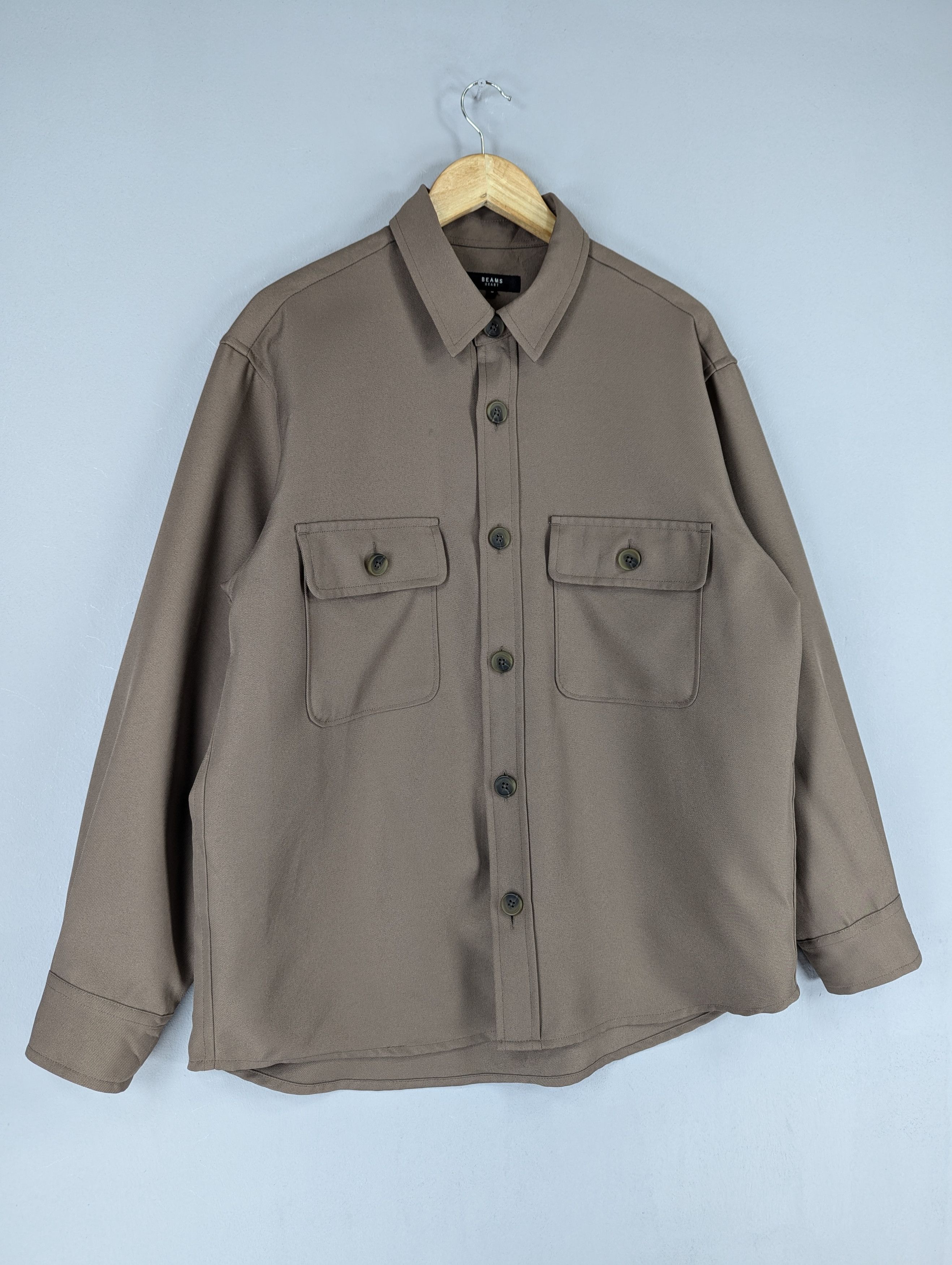 Beams Plus Beams Heart Polyester Button Ups Overshirt Jacket Size US M / EU 48-50 / 2 - 3 Thumbnail