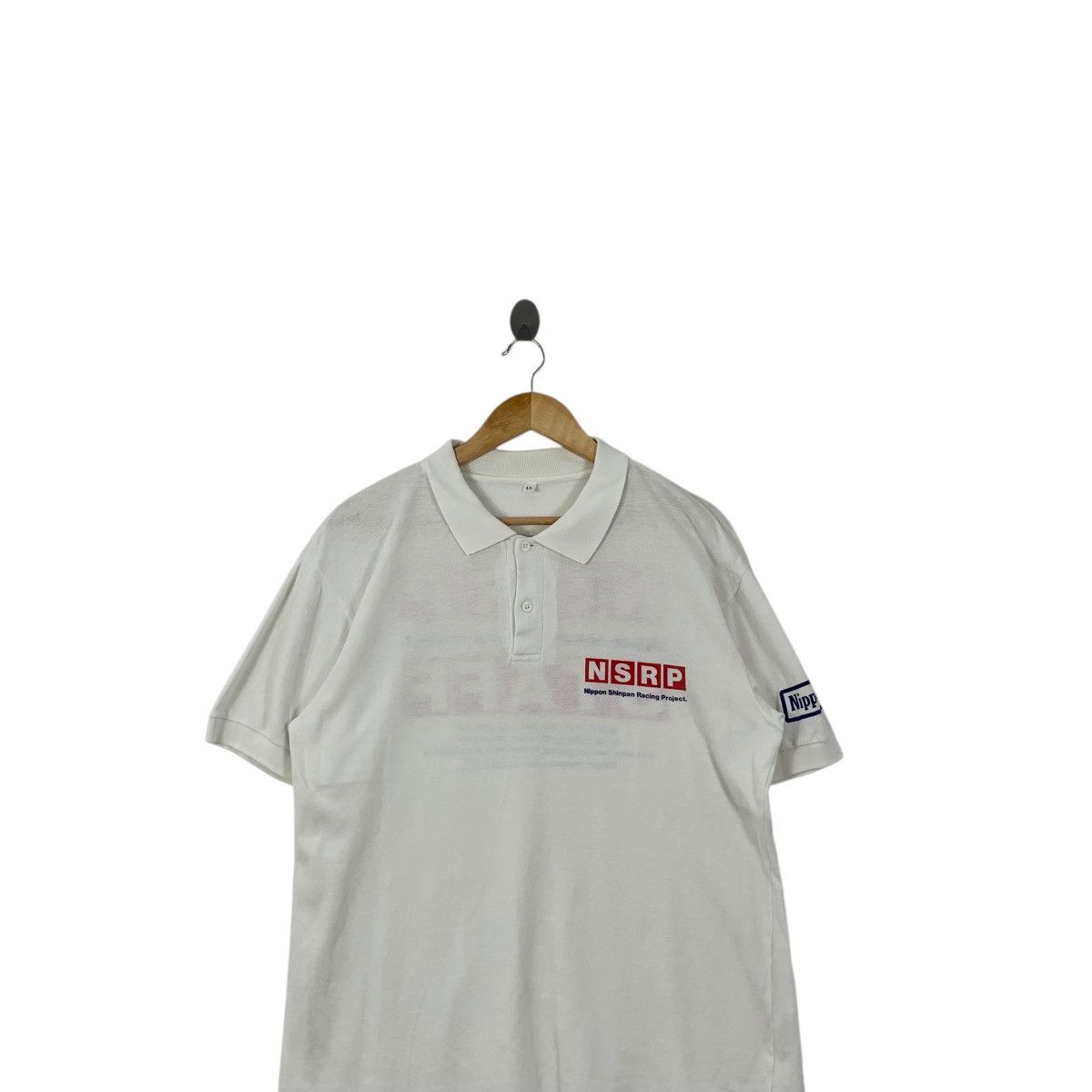 Vintage Vintage NIPPON SHINPAN RACING PROJECT NSRP Polo Tee Shirt Size US L / EU 52-54 / 3 - 3 Thumbnail