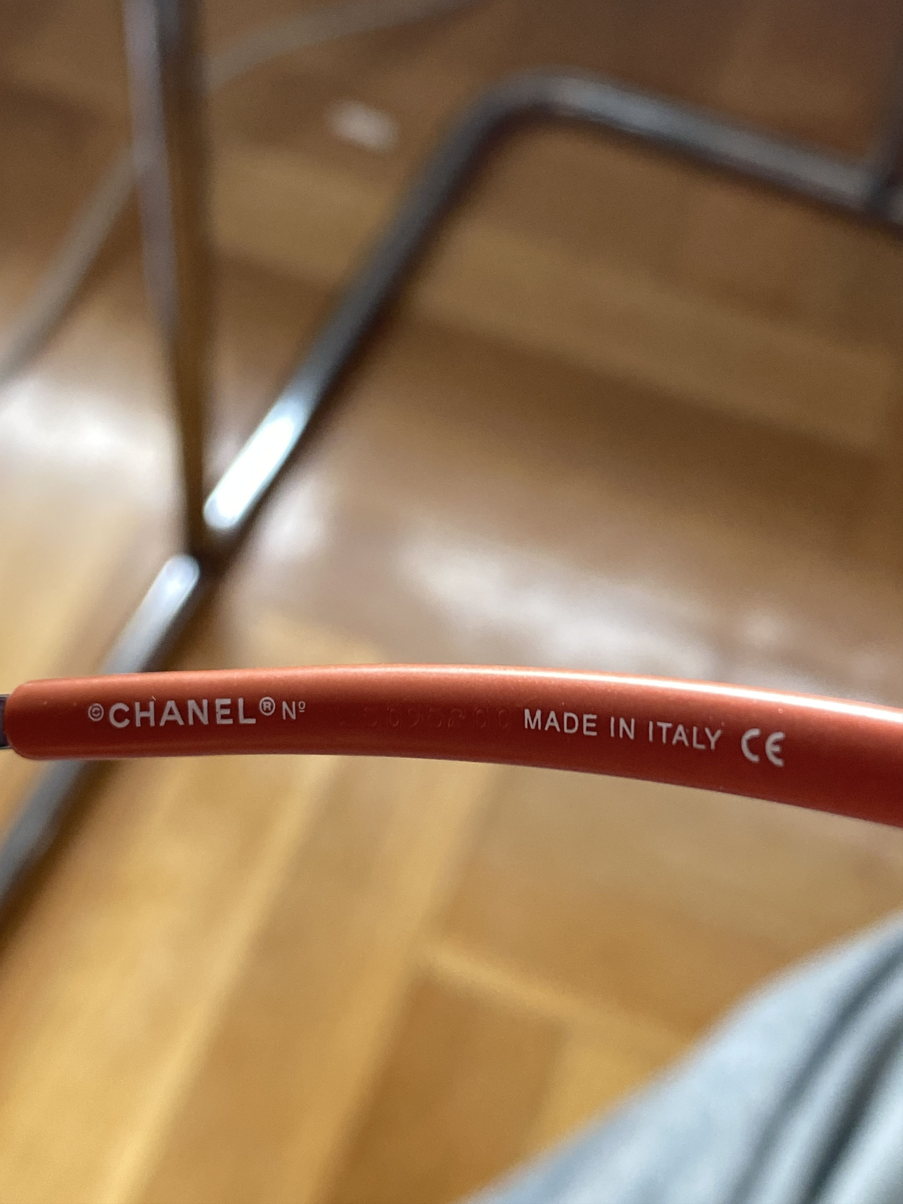 Chanel Vintage Chanel Orange Sunglasses Size ONE SIZE - 5 Thumbnail