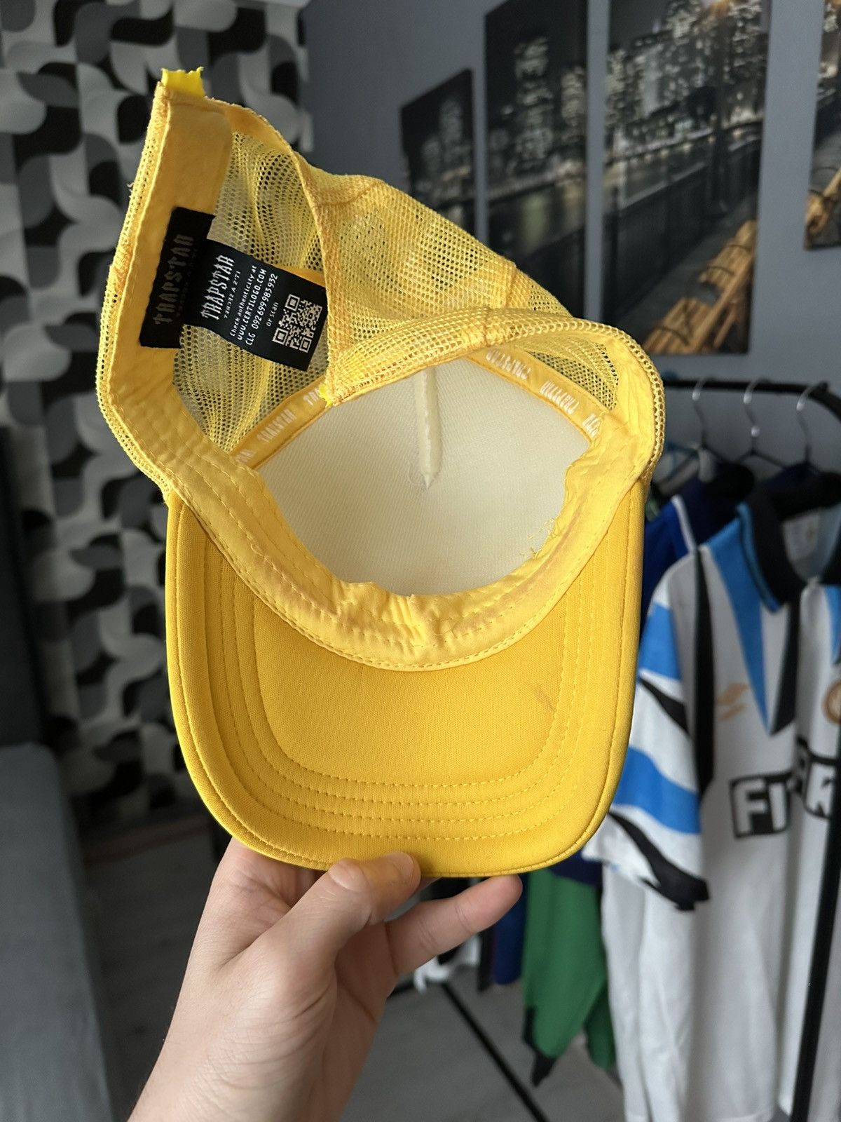 Trapstar London Trapstar London Trucker Cap Yellow/White Size ONE SIZE - 2 Thumbnail