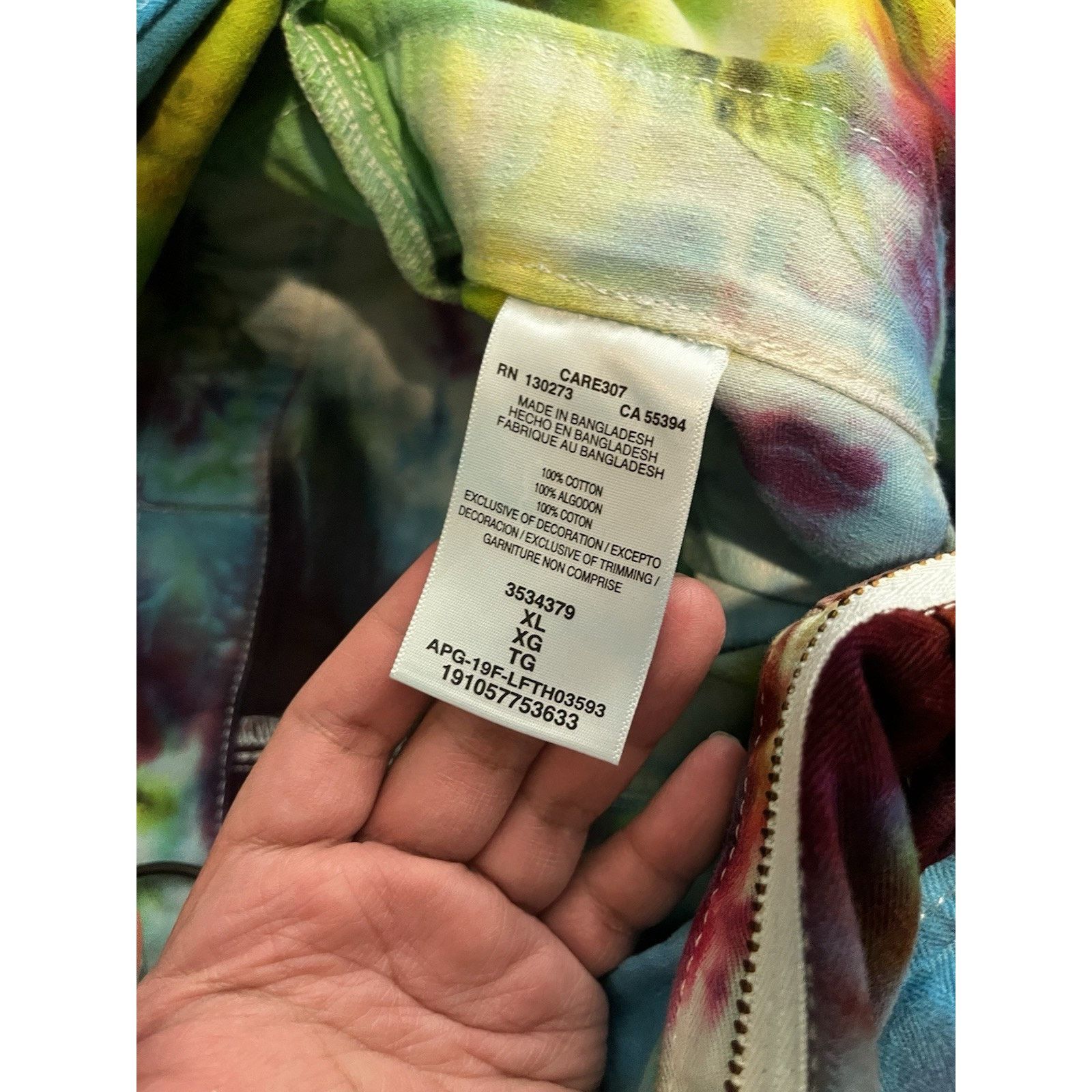 Lee Lee Union Alls Coveralls XL Tie Dye Workwear Jumpsuit Size US 40 / EU 56 - 18 Thumbnail