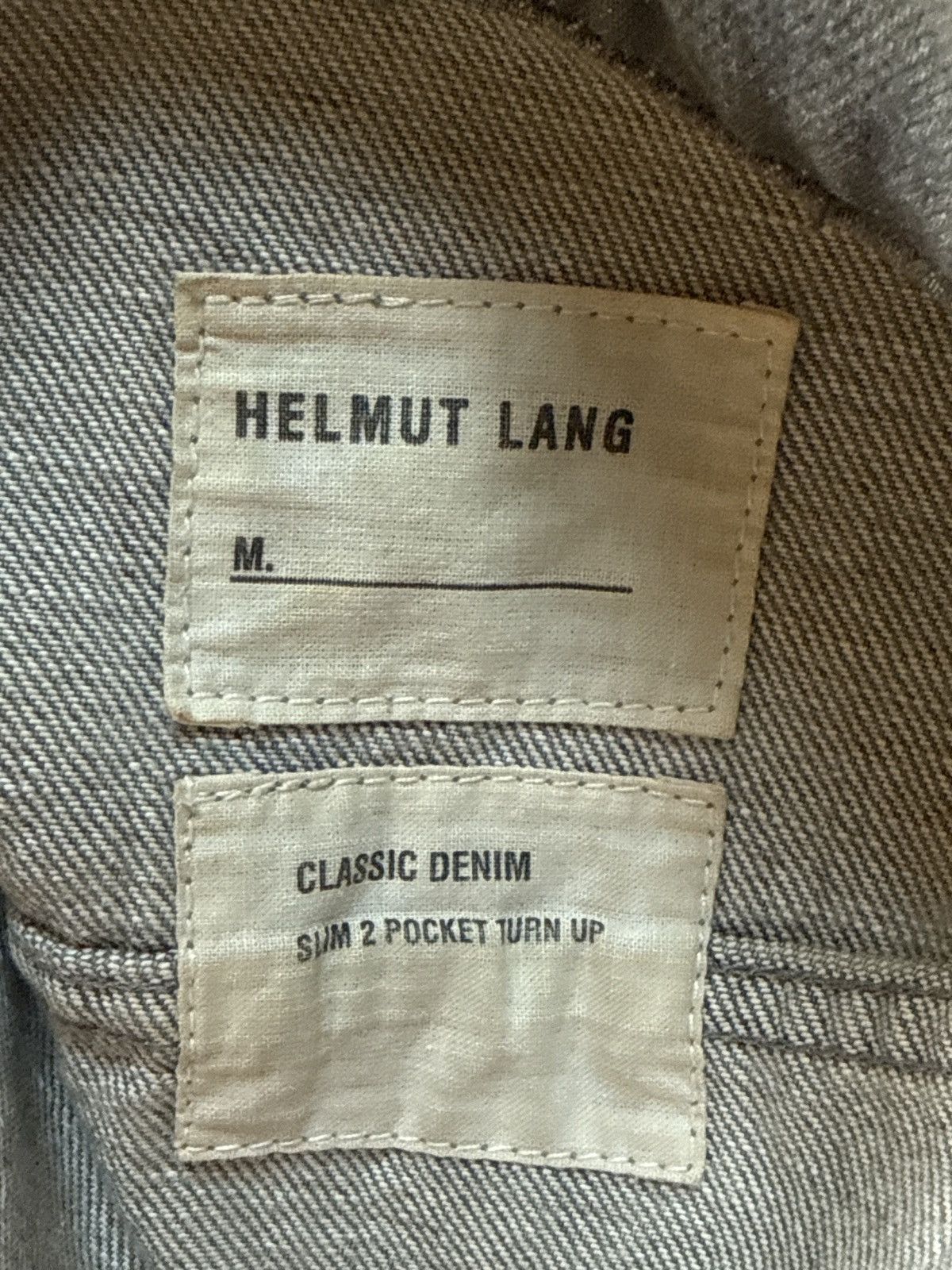 Helmut Lang Helmut Lang Denim Jacket Slim 2 Pocket Turn Up Size US XS / EU 42 / 0 - 3 Thumbnail