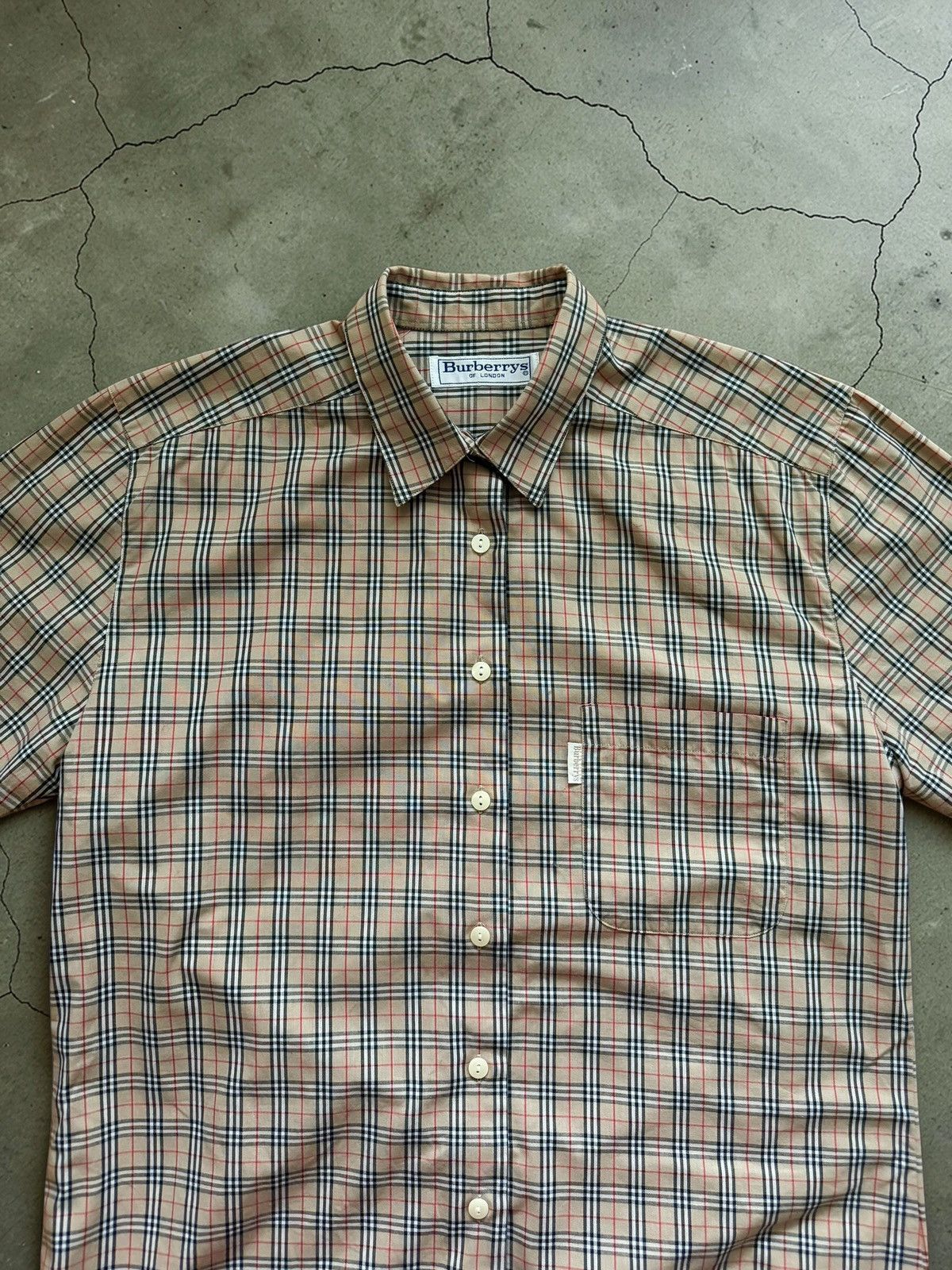 Burberry Vintage 80s90s Burberry “Burberrys” full tartan cotton shirt Size XL / US 12-14 / IT 48-50 - 2 Thumbnail