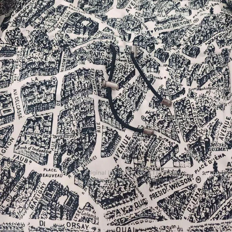 Dior Dior White Paris map full-print semi-zipper windbreaker Size M / US 6-8 / IT 42-44 - 7 Thumbnail