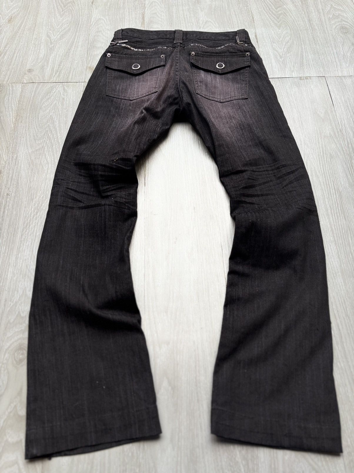 Japanese Brand MALE & CO tribal flare jeans Size US 28 / EU 44 - 5 Thumbnail