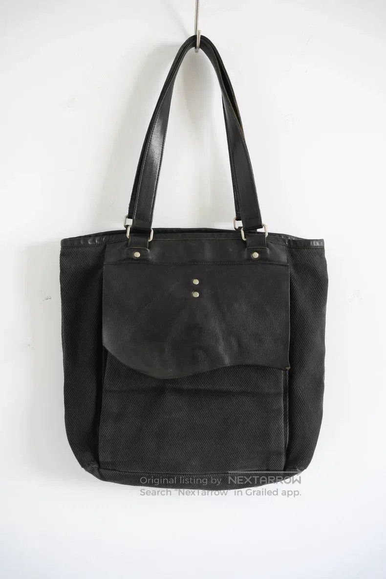 Yohji Yamamoto Yohji Yamamoto Cowhide Patchwork Tote Bag Size ONE SIZE - 1 Thumbnail