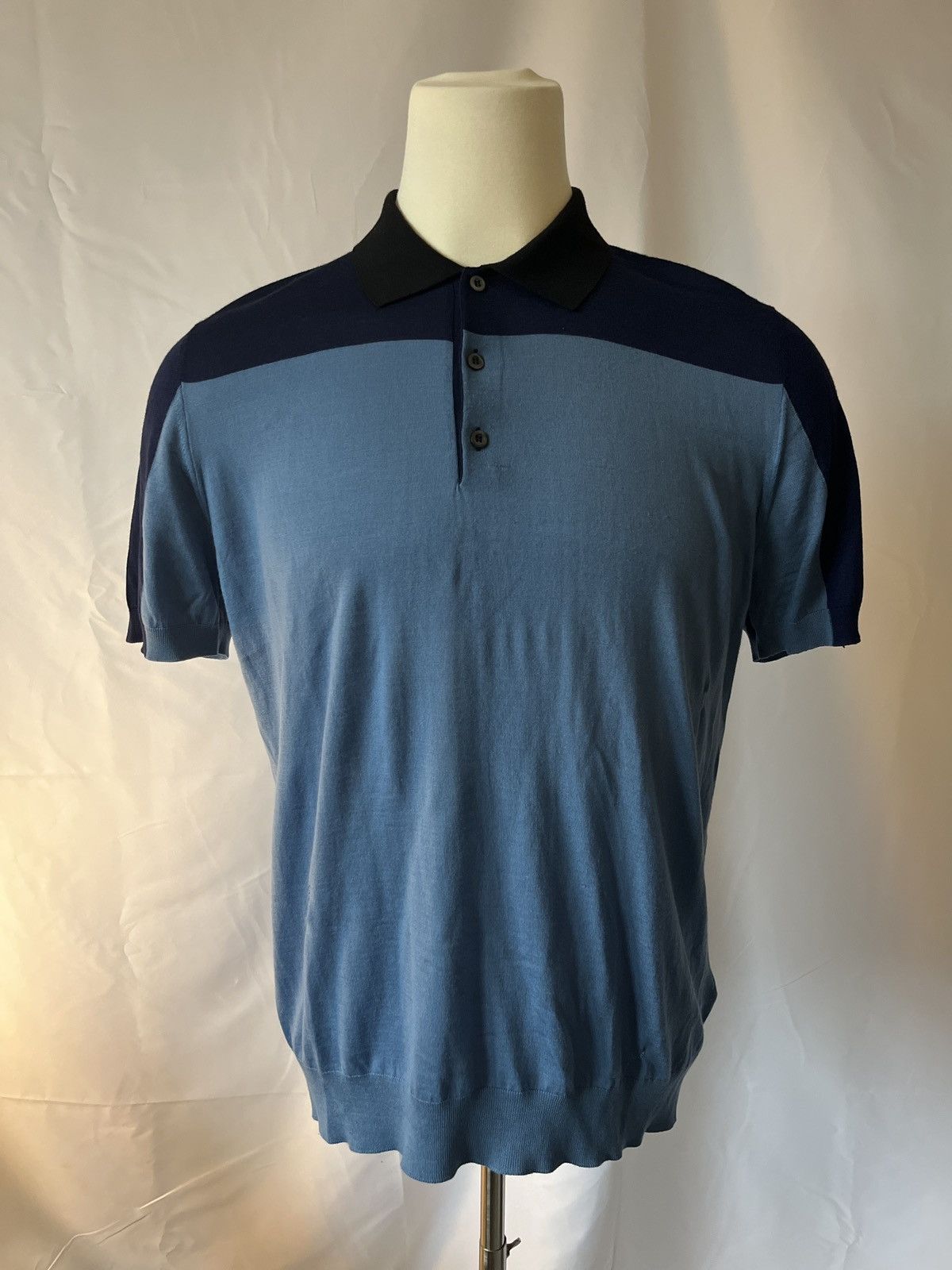 Prada Prada Polo Virgin Wool Italian Luxury Designer Italy Size US L / EU 52-54 / 3 - 1 Thumbnail