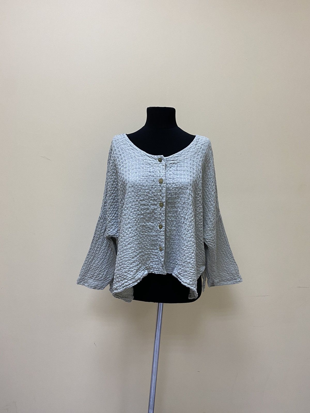 Other Grizas Womens Oversized Linen Grey Cardigan Size S Size S / US 4 / IT 40 - 1 Thumbnail