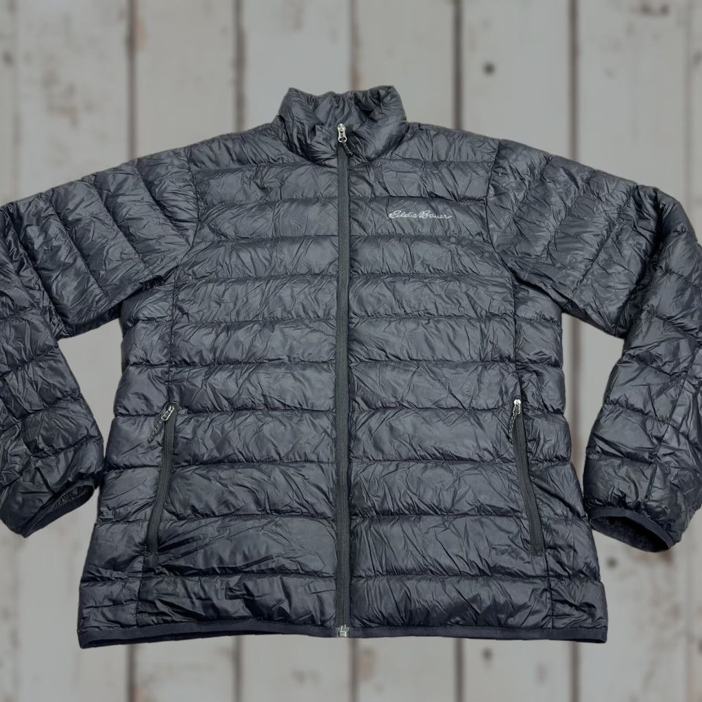 Eddie Bauer Eddie Bauer Puffer Jacket Coat Mens Medium Black Lightweight 80% Down Insulated Full Zip Outdoors Long Description: 2020s Size US M / EU 48-50 / 2 - 1 Thumbnail