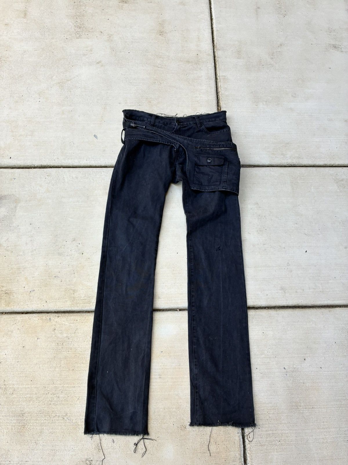 パンツ coated denim undercover craft denim scab Jun Takahashi × Undercover AW06 Waxed Undercover Scab Crust Patch