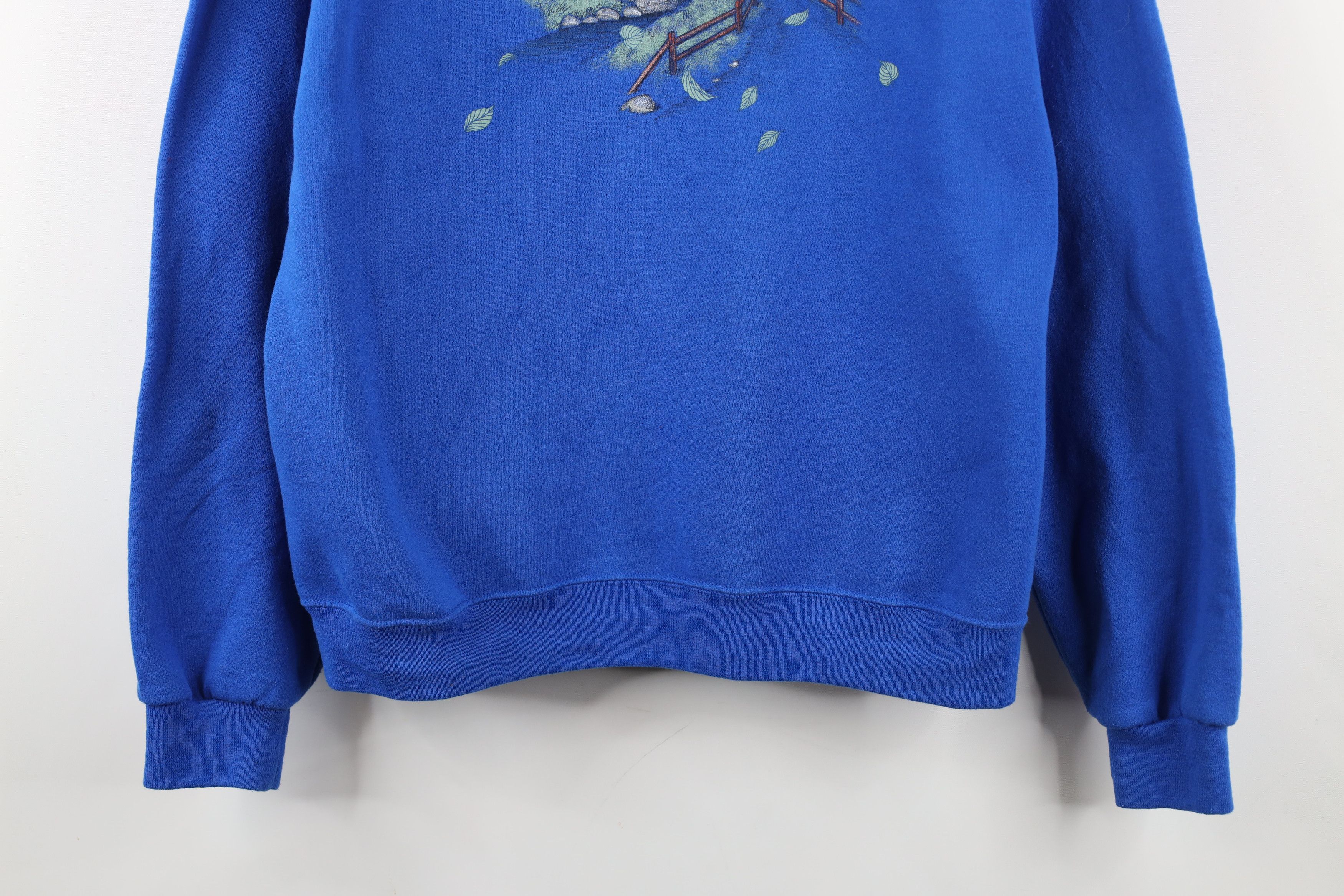 Vintage Vintage 90s Country Farm Road Nature Crewneck Sweatshirt Size M / US 6-8 / IT 42-44 - 3 Thumbnail