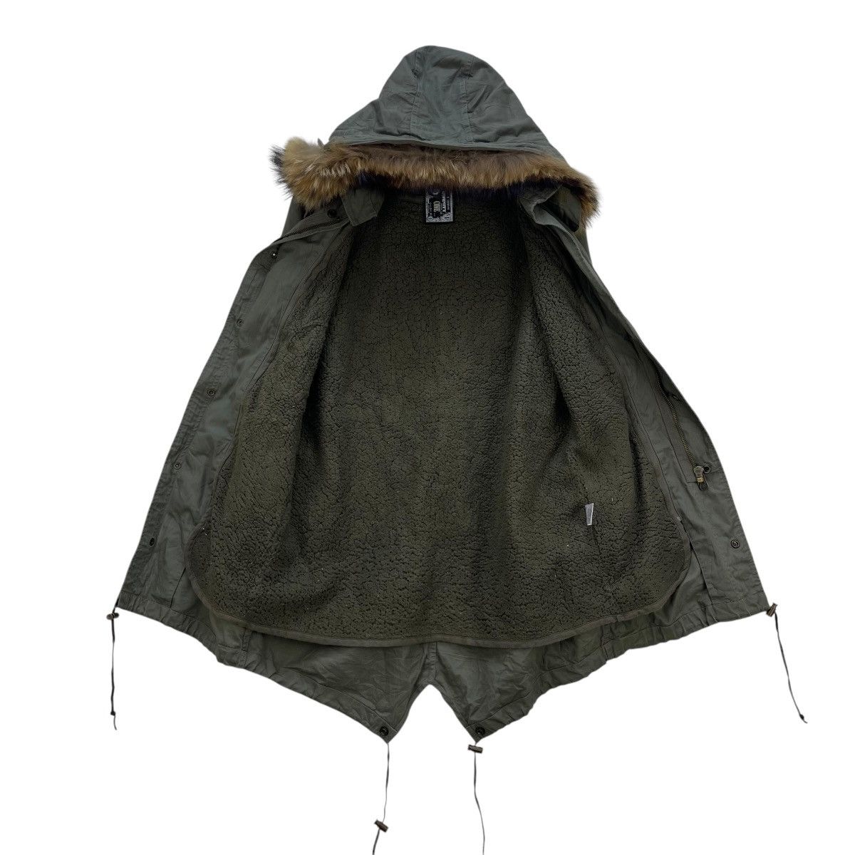 Japanese Brand × Le Grande Bleu (L.G.B.) × Parajumpers 💥Japanese Brand Neutral Infinity Faux Fur Parka UtilityField Size US M / EU 48-50 / 2 - 3 Thumbnail