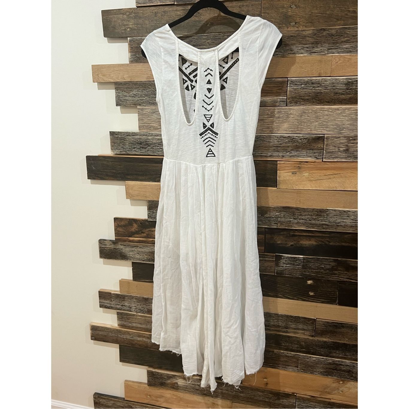 Free People FREE People TOOSALOOSA SLUB MEADOW DRESS embroidered SIZE XS Size XS / US 0-2 / IT 36-38 - 2 Thumbnail