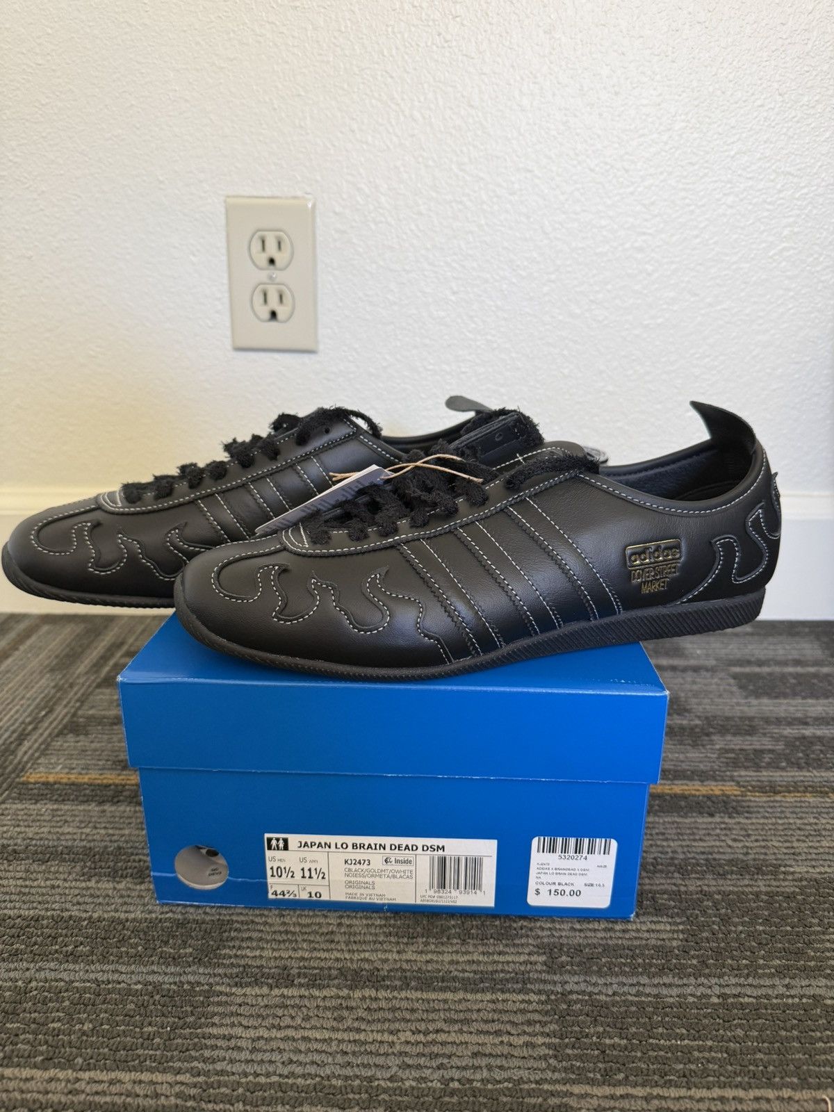 Adidas × Brain Dead Brain Dead x Dover Street Market Adidas Japan Lo Black Size US 10.5 / EU 43-44 - 2 Thumbnail