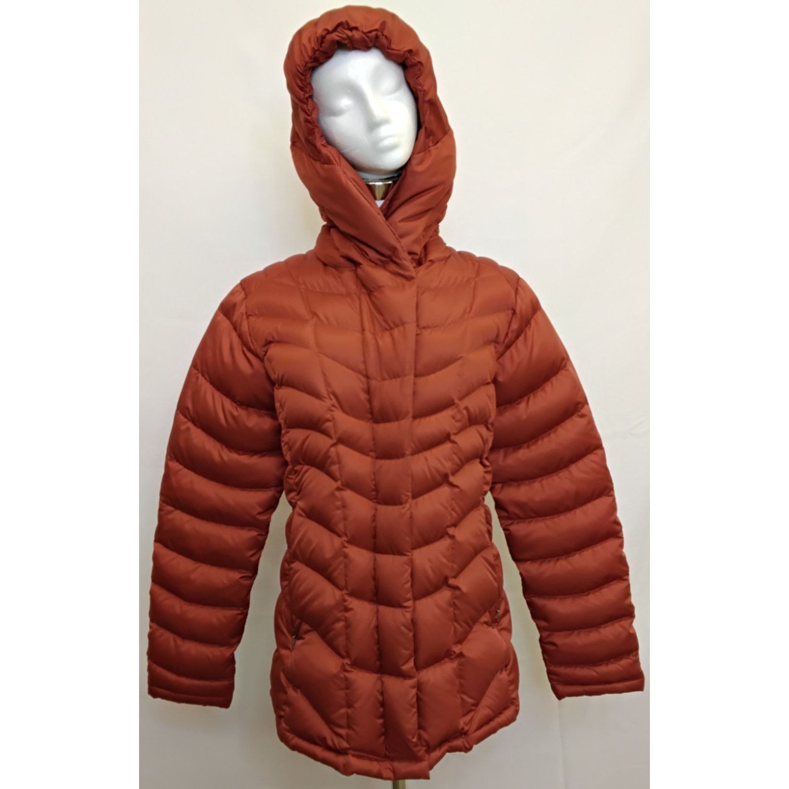 Patagonia Patagonia Down Jacket Women's Large Puffer Full Zip Orange Size L / US 10 / IT 46 - 2 Thumbnail