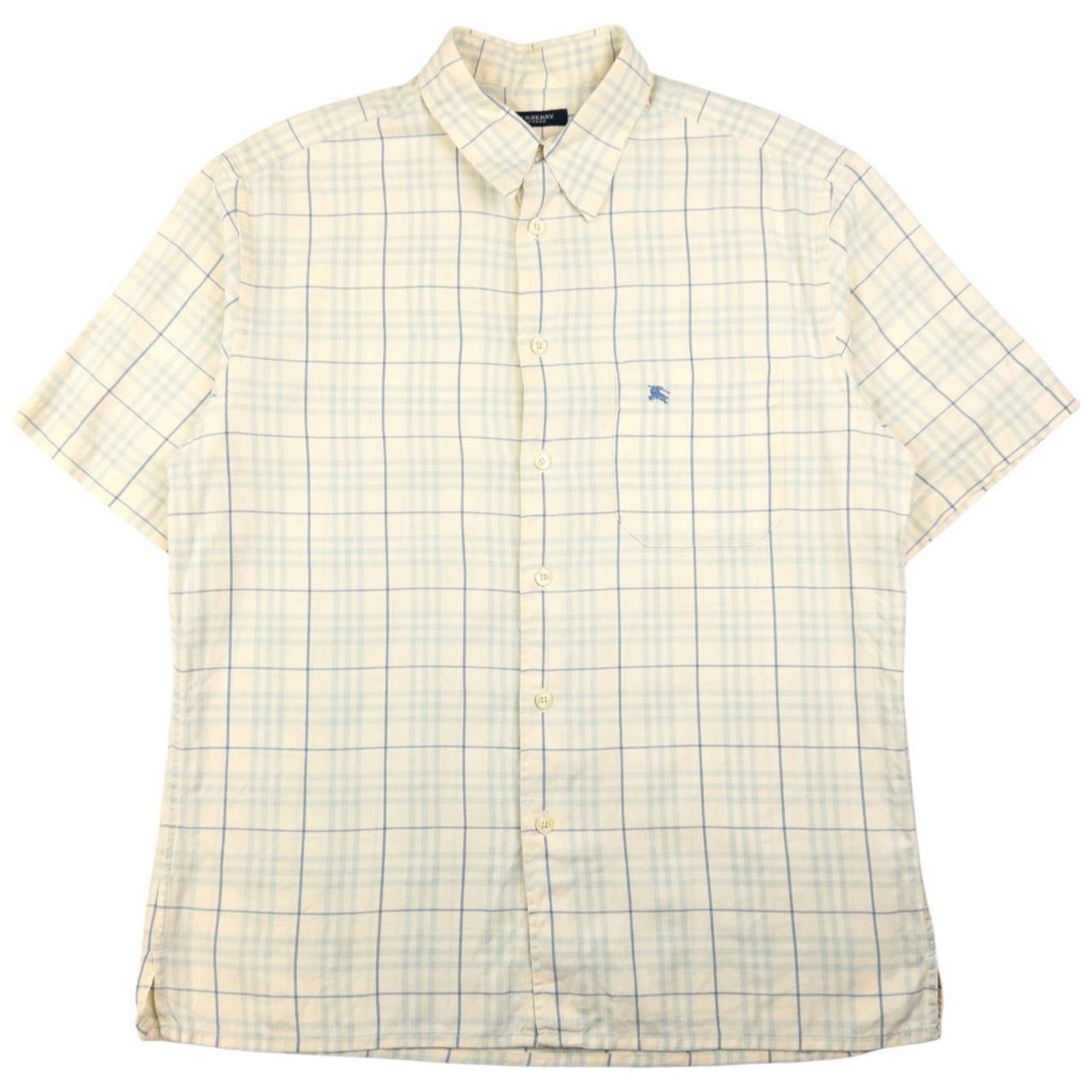Burberry Vintage Burberry Nova Check Short Sleeve Button Up Shirt M Size US M / EU 48-50 / 2 - 1 Thumbnail