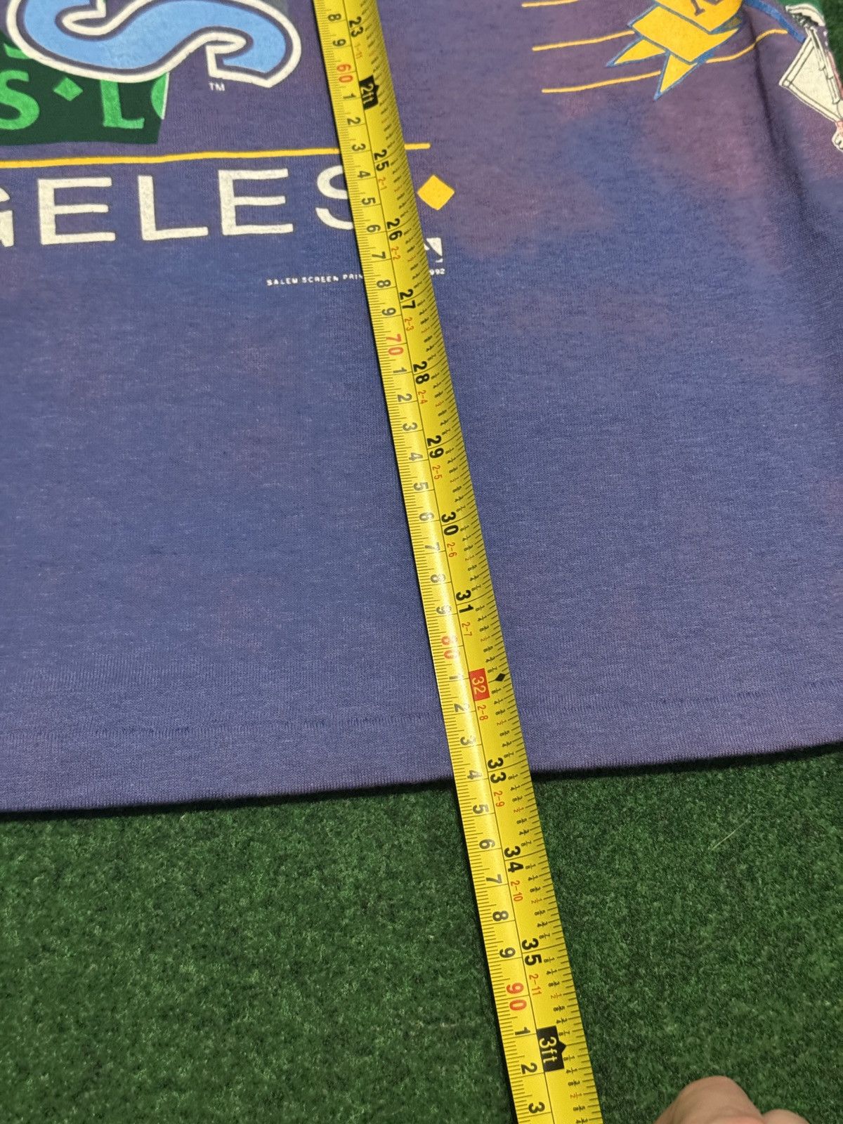 Salem Sportswear Los Angeles Dodgers LA MLB AOP Salem RARE 90s XL T Shirt Size US XL / EU 56 / 4 - 8 Thumbnail