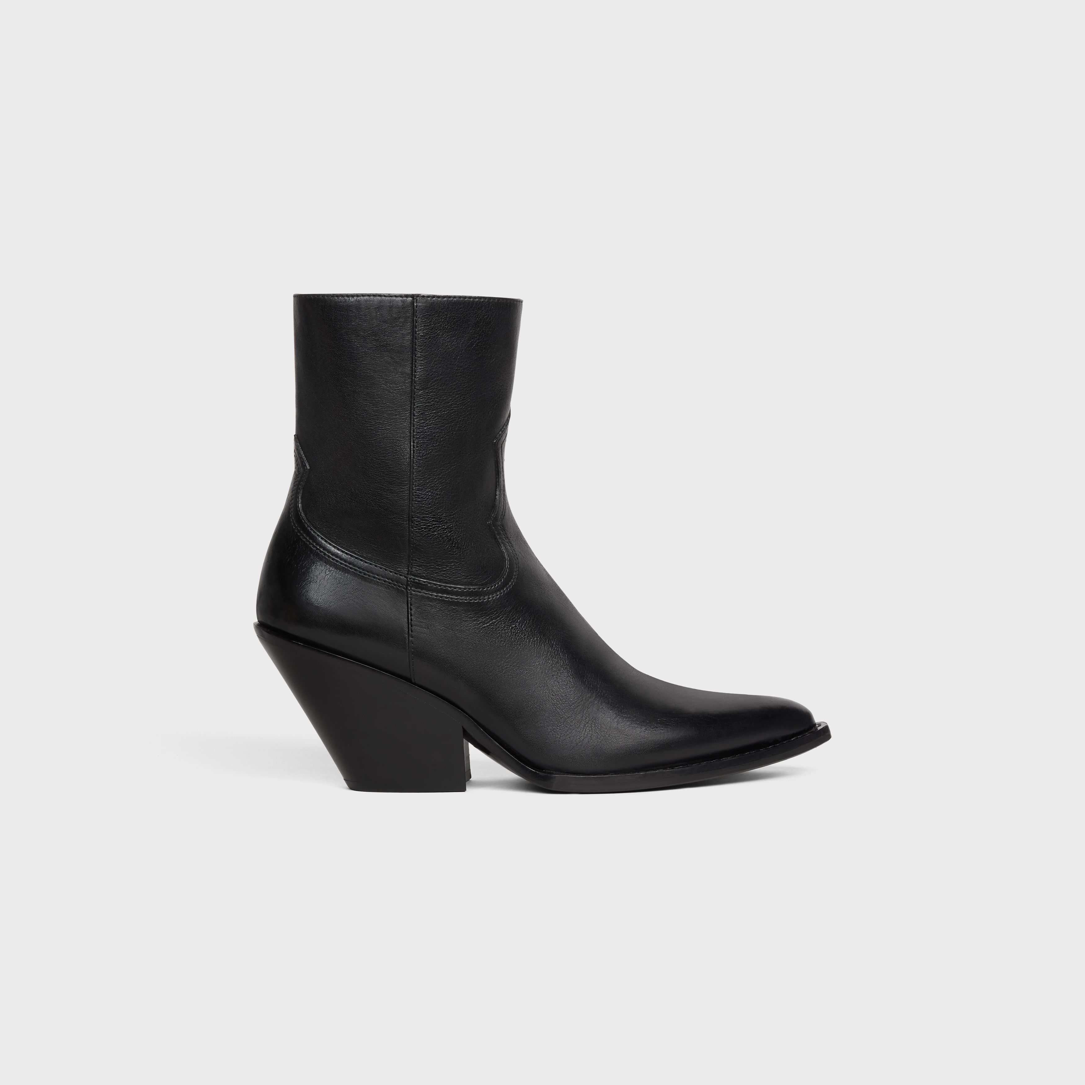 Celine o1y0725 Ankle Boots in Black Size US 7 / IT 37 - 1 Thumbnail