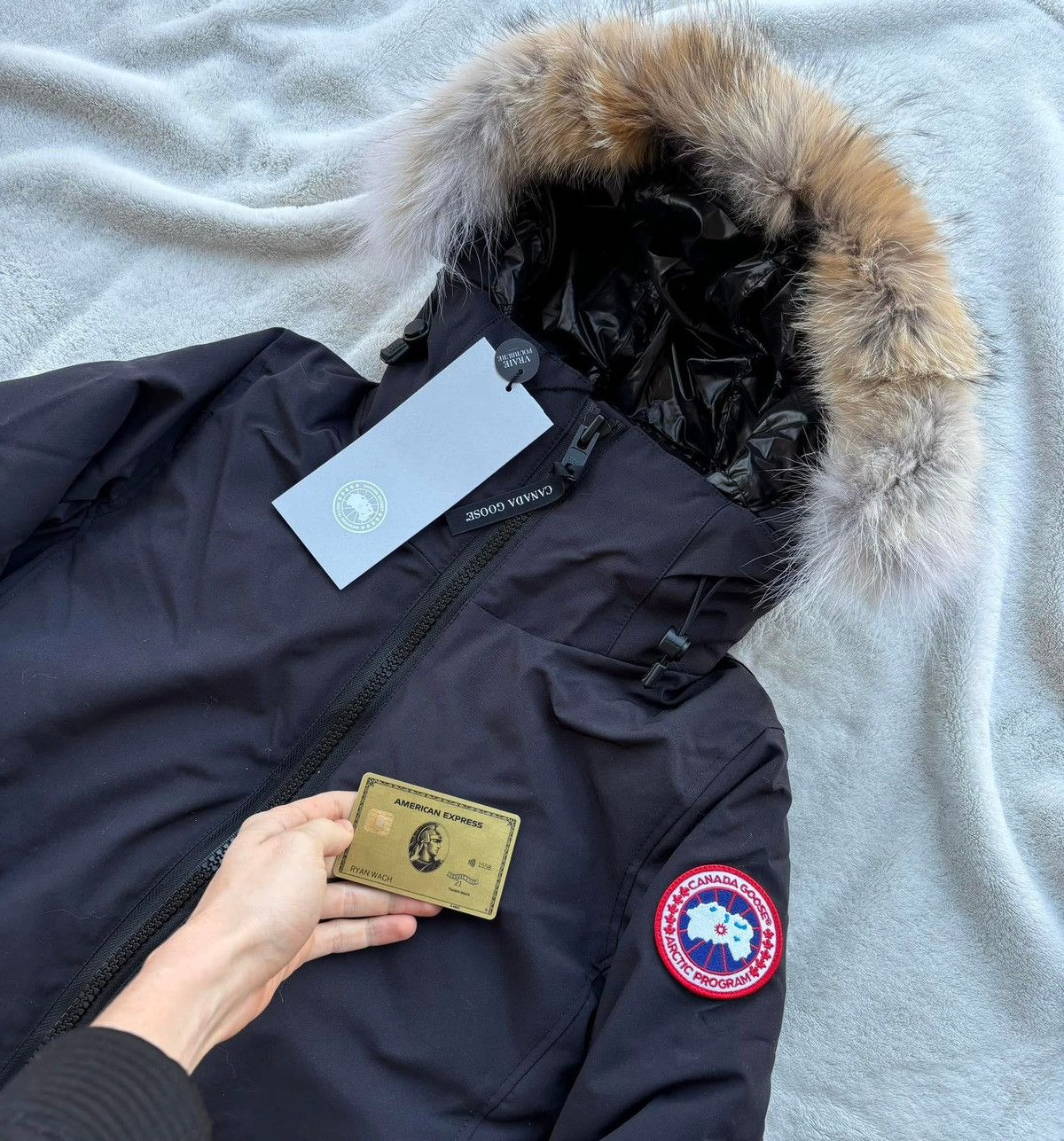 Canada Goose Canada Goose Navy Rosemont Fur Parka Size S / US 4 / IT 40 - 2 Thumbnail