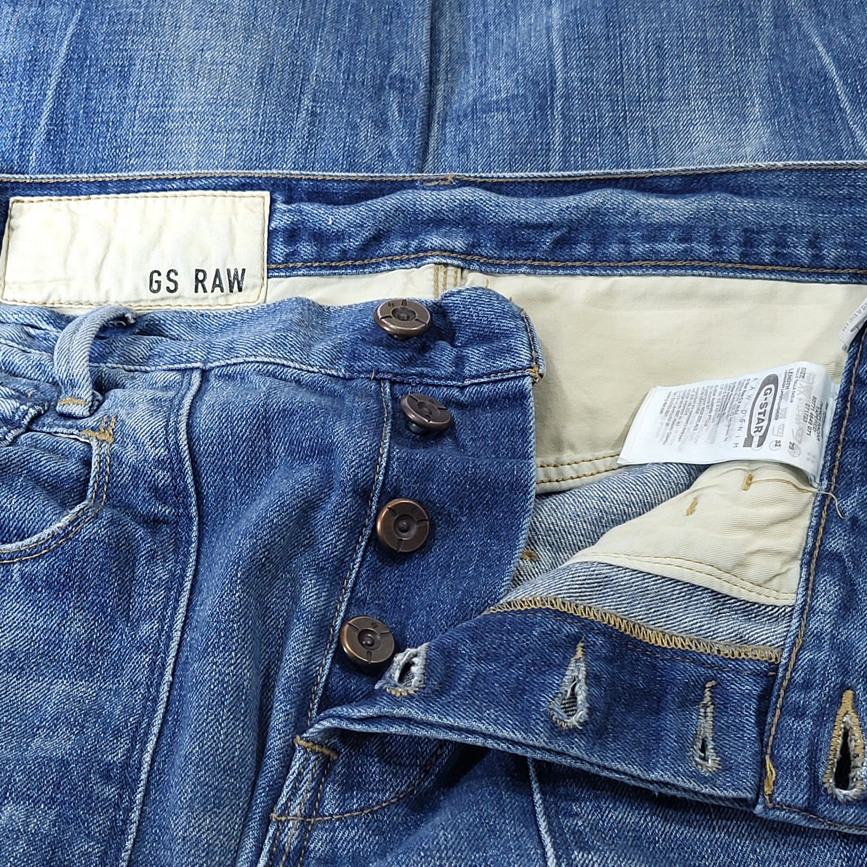 G-Star G-Star Raw Denim Jeans distressed.Y2K style. Size US 29 - 9 Thumbnail