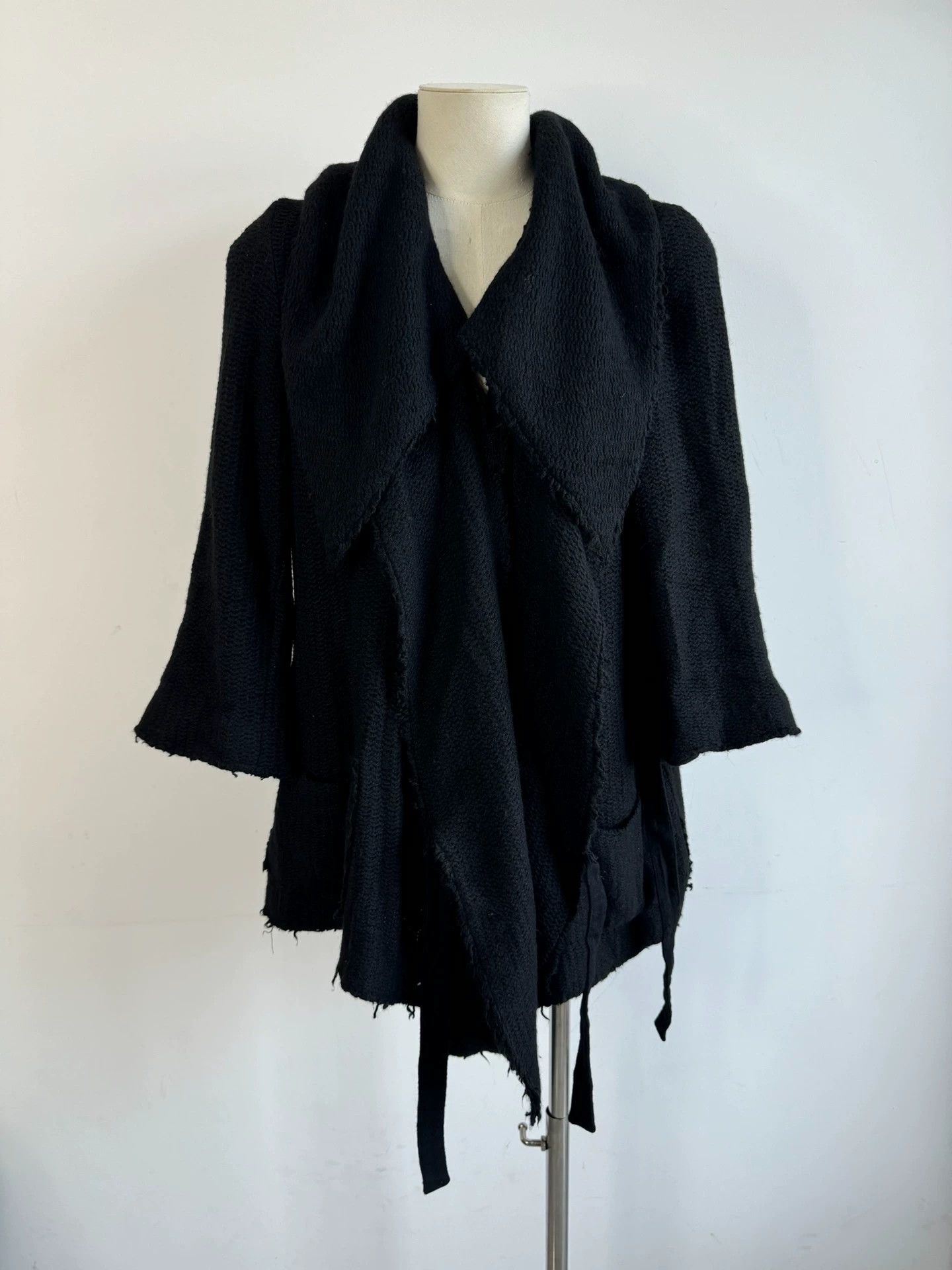 Dolce & Gabbana D&G Vintage Irregular 7/8 Sleeve Angora Wool Coat 38 Size XS / US 0-2 / IT 36-38 - 1 Thumbnail
