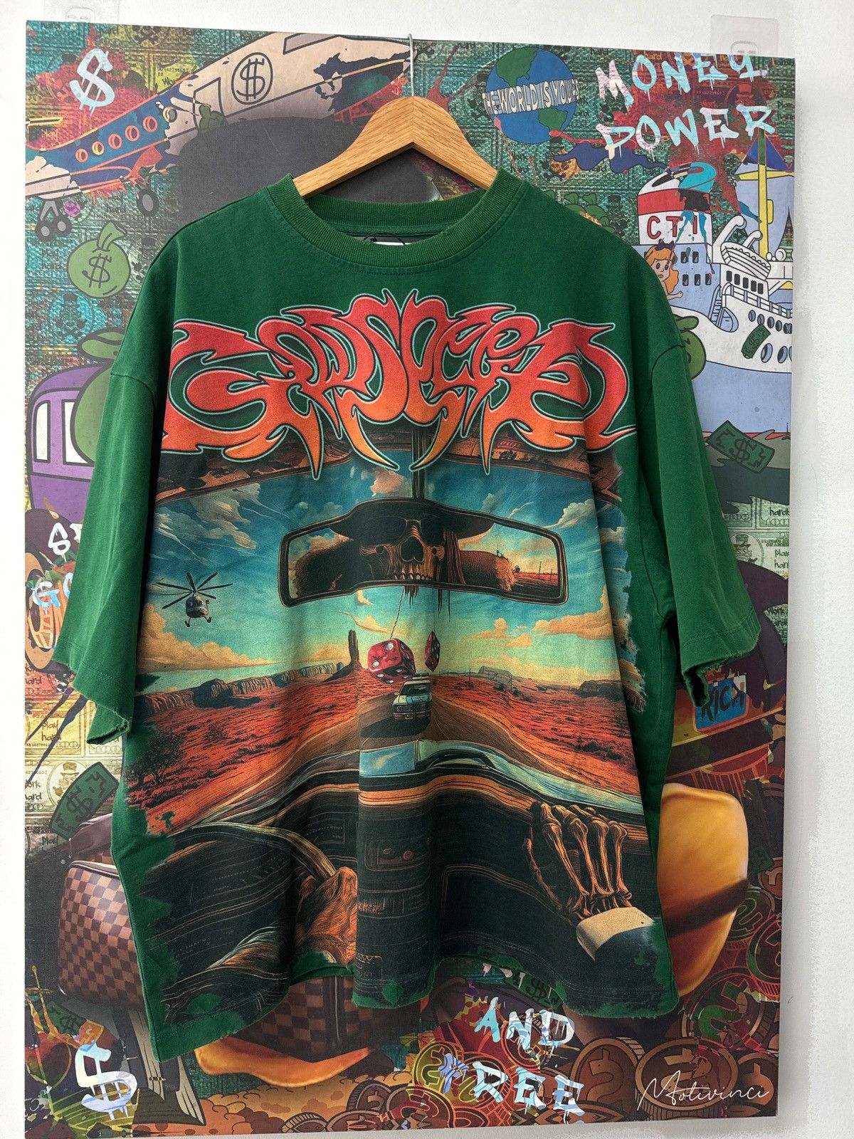 Godspeed Godspeed On The Run Tee Green Size US S / EU 44-46 / 1 - 1 Thumbnail