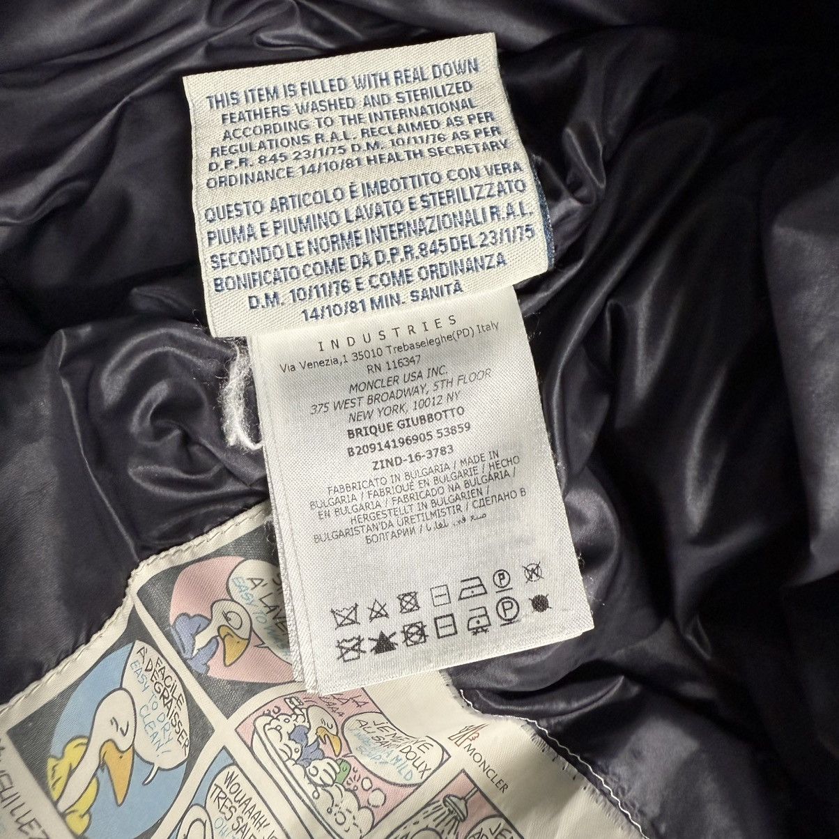 Moncler Moncler Brique Men’s Down Puffer Jacket Size 5 (XL) Blue Size US XL / EU 56 / 4 - 9 Thumbnail