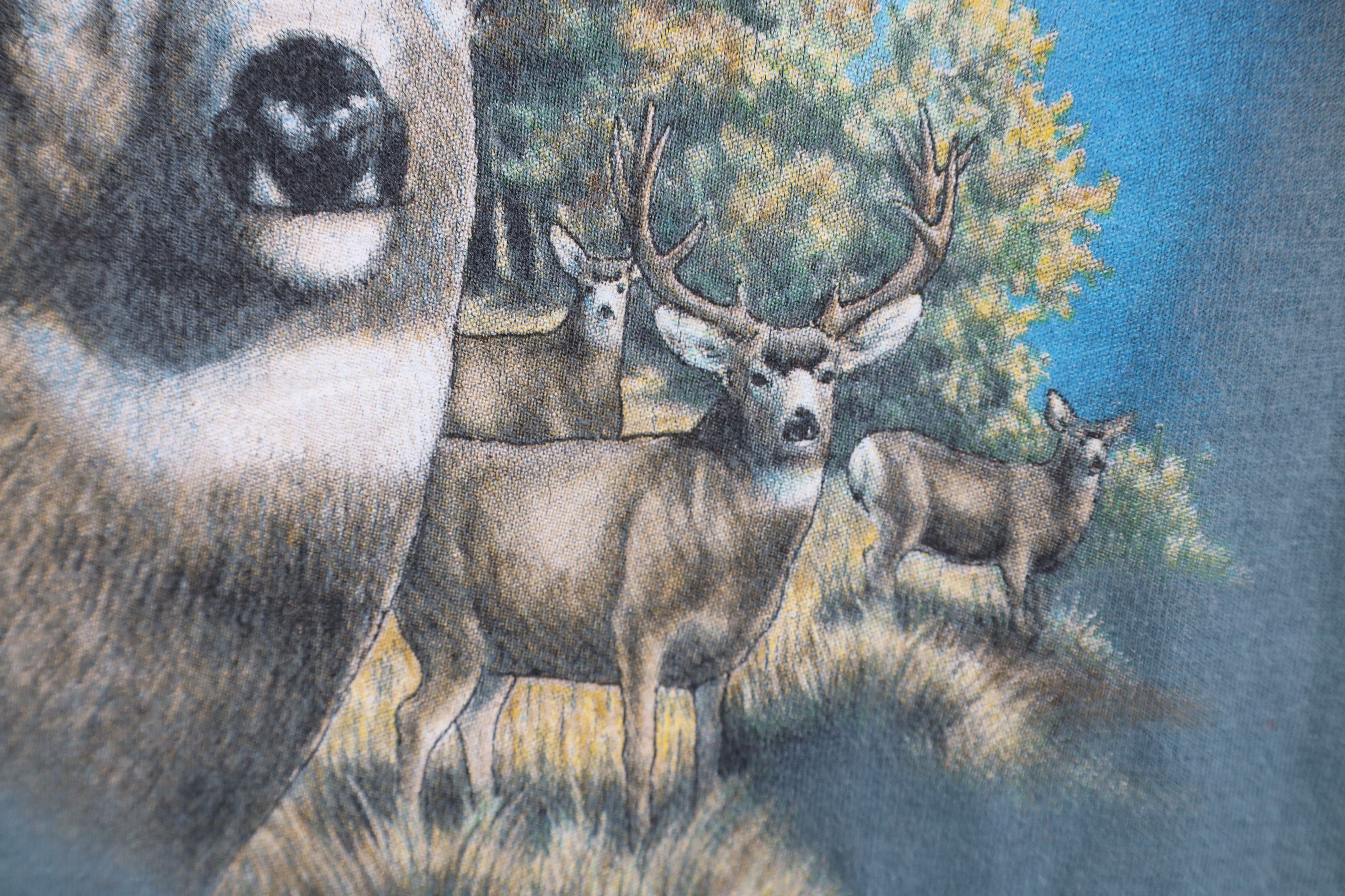 Vintage Vintage 90s Streetwear Nature Deer Buck Arizona T-Shirt USA Size US L / EU 52-54 / 3 - 5 Thumbnail