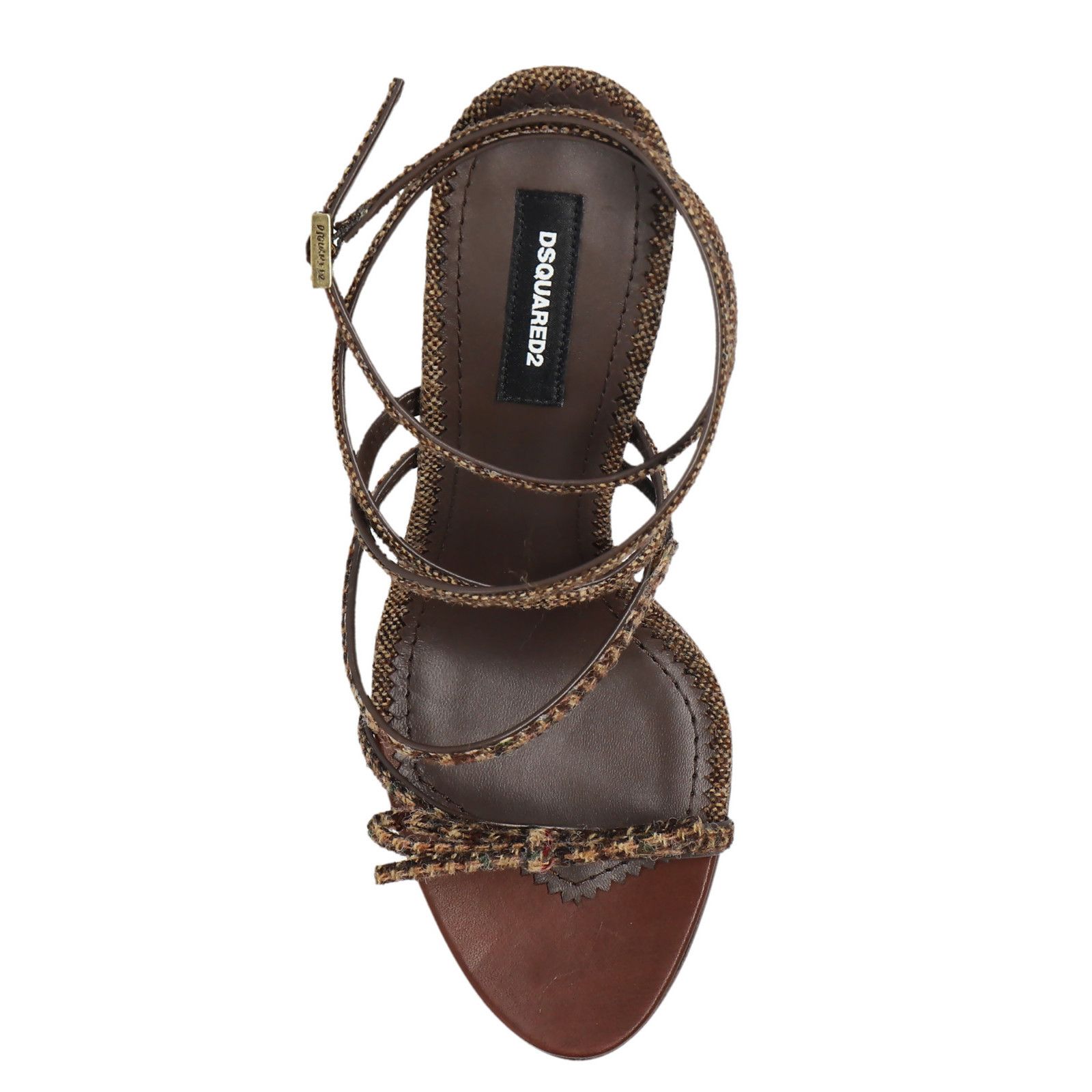 Dsquared2 DSQUARED2 Brown 110mm Sandals New & Authentic (Women's size: Size US 9 / IT 39 - 5 Thumbnail