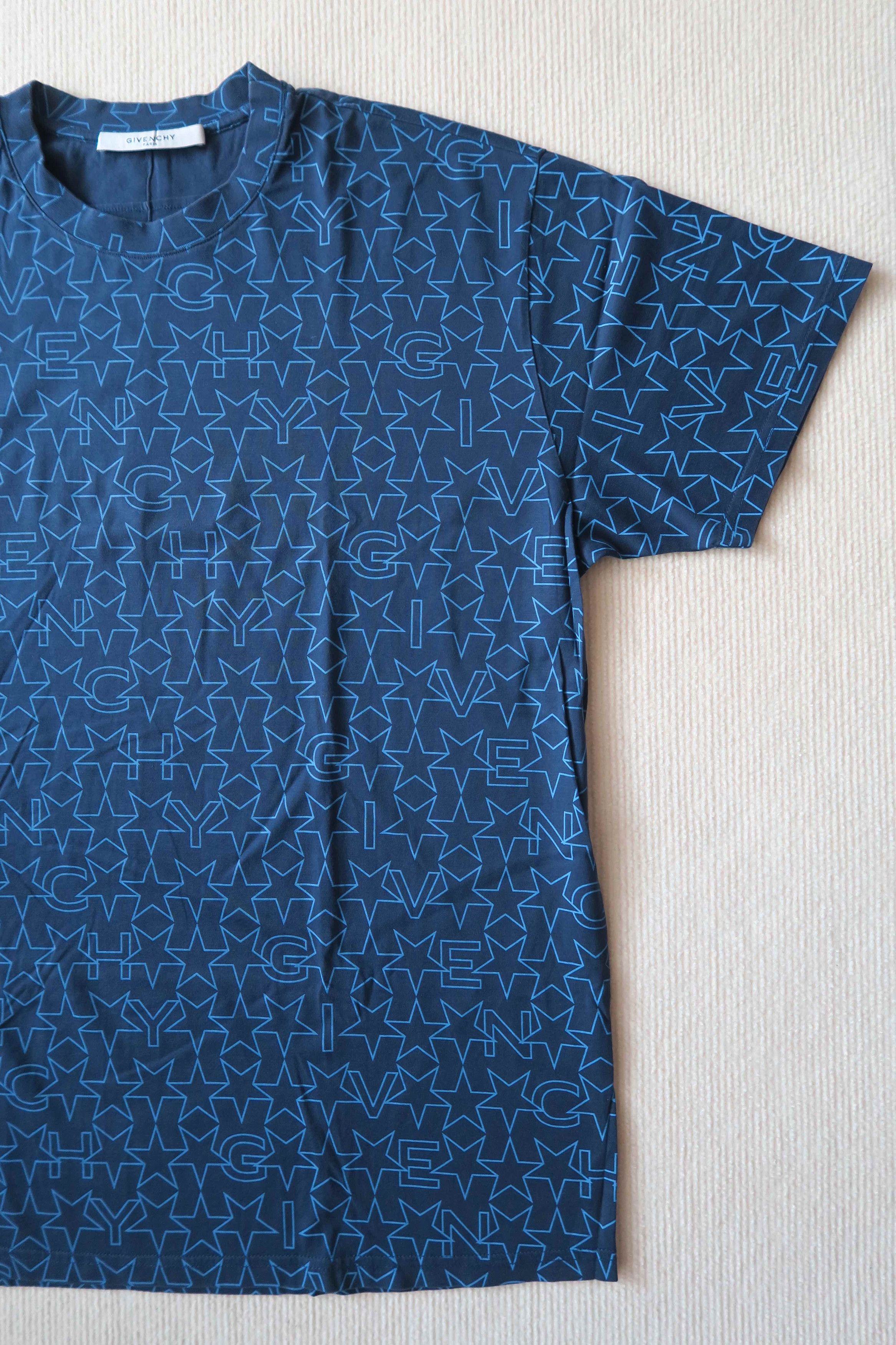 Givenchy Givenchy Star Print Lettering Oversized T-Shirt Size US M / EU 48-50 / 2 - 10 Thumbnail