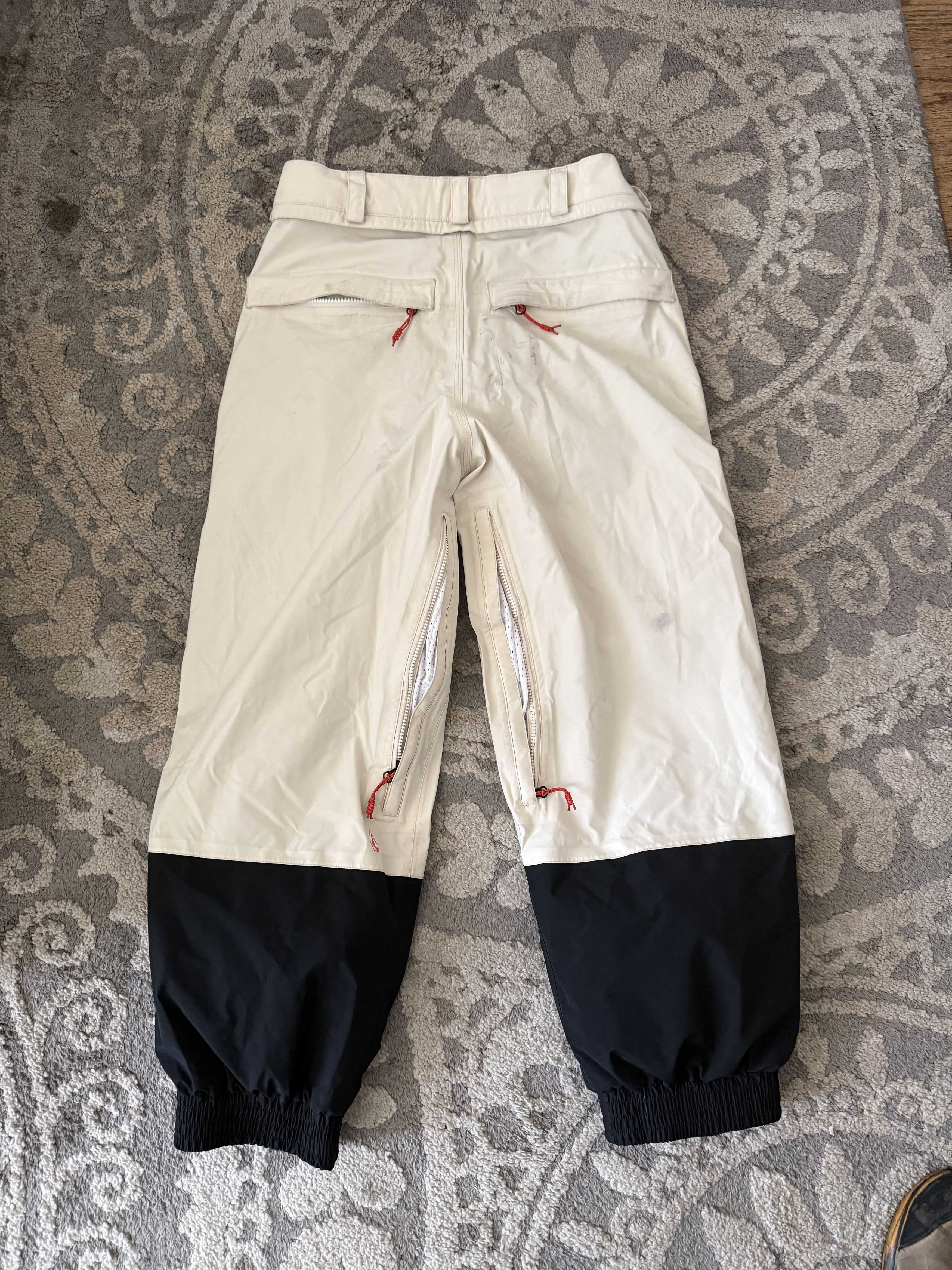 Volcom Goretex Ski Snow pants Volvos off white Longo wide Size US 30 / EU 46 - 2 Thumbnail
