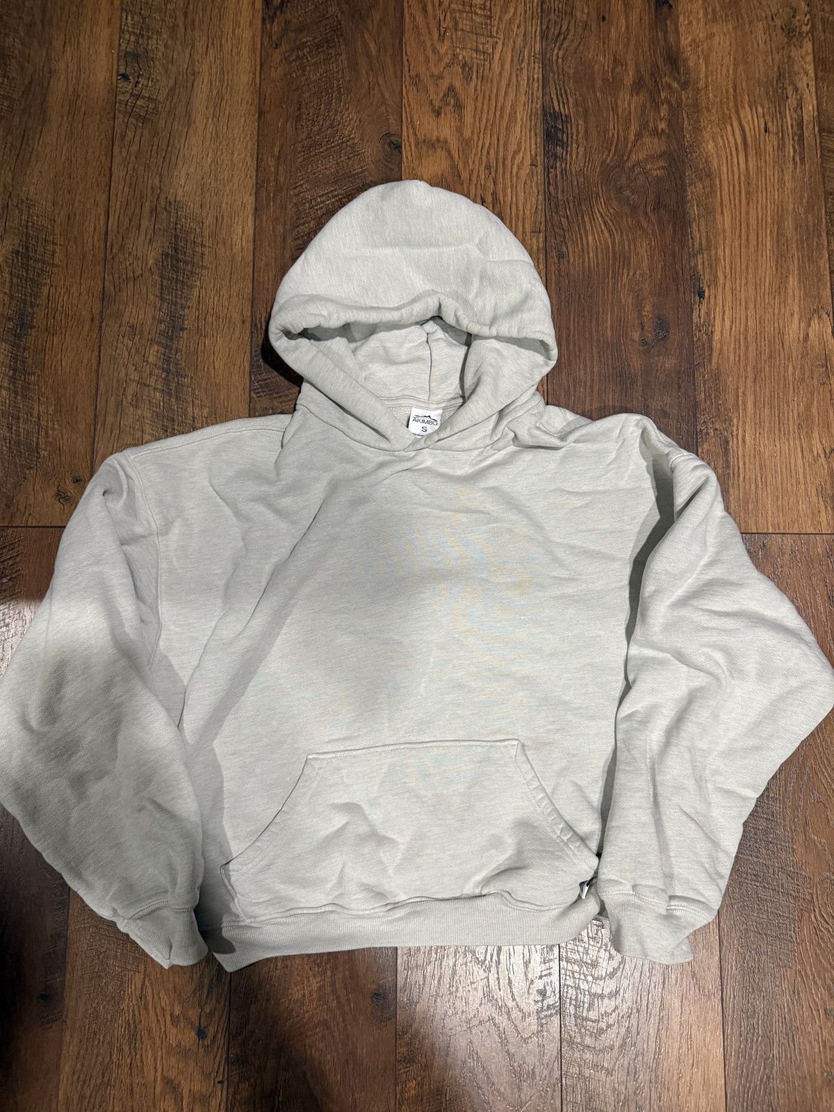 Akimbo Club Akimbo Club Cement Grey Hoodie | Grailed