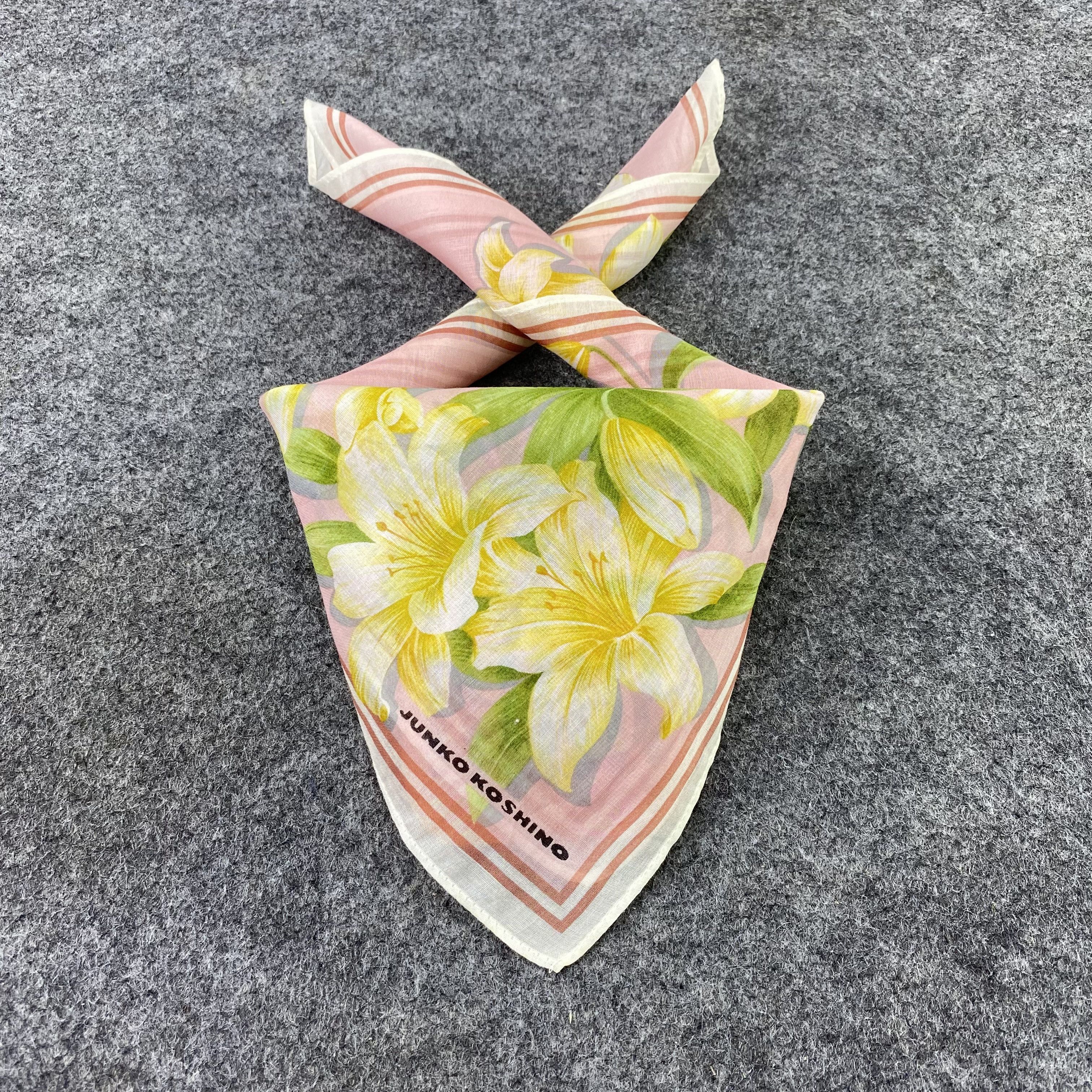 Japanese Brand Junko Koshino Handkerchief / Bandana / Neckerchief-B692 Size ONE SIZE - 2 Thumbnail